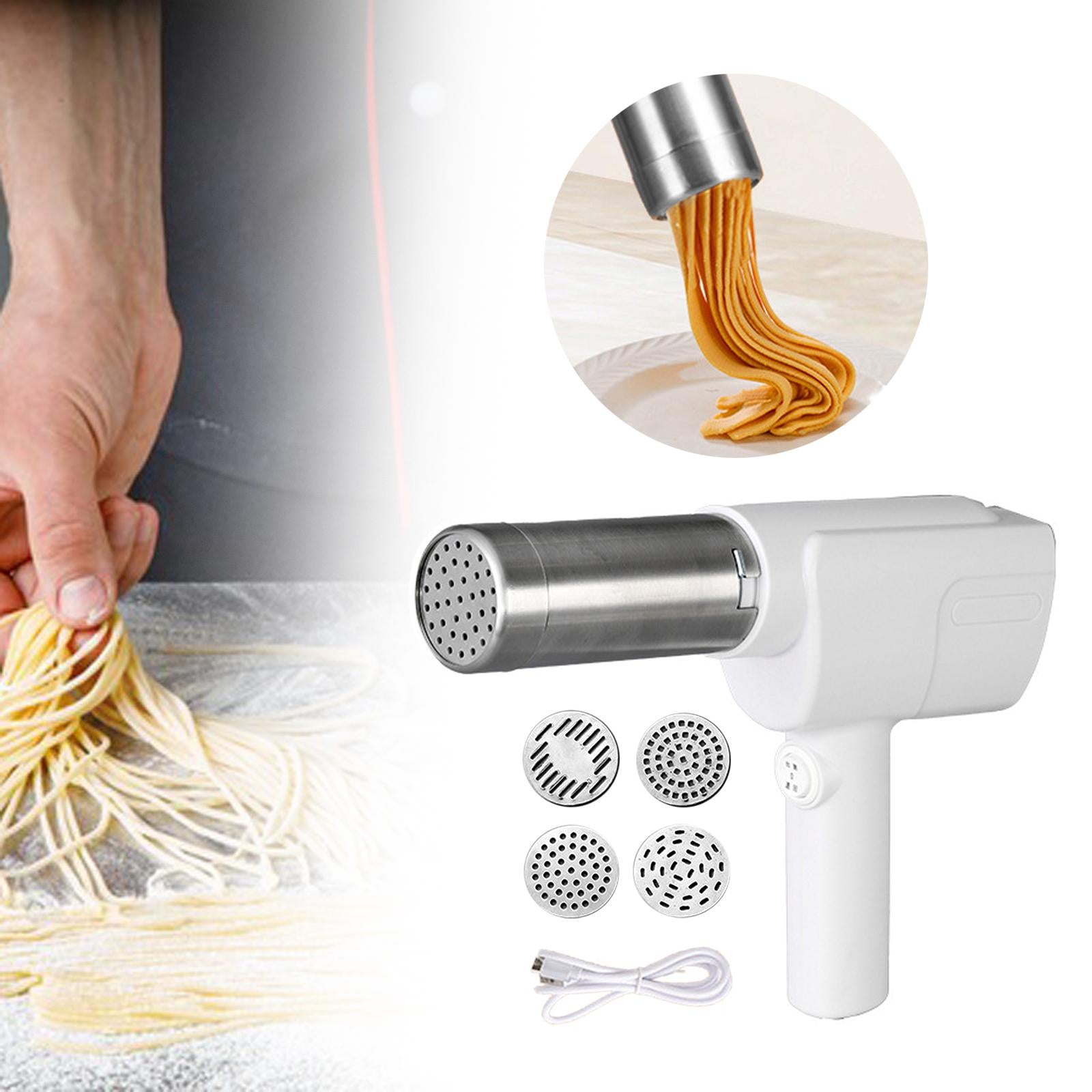 5-in-1 Handheld Electric Pasta Maker - Spaghetti, Ramen & More! Capacity 1 l