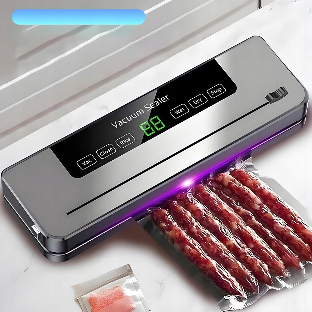 5-in-1 Vacuum Sealer 30cm Width Automatic Food Packaging Machine +50 Bags
