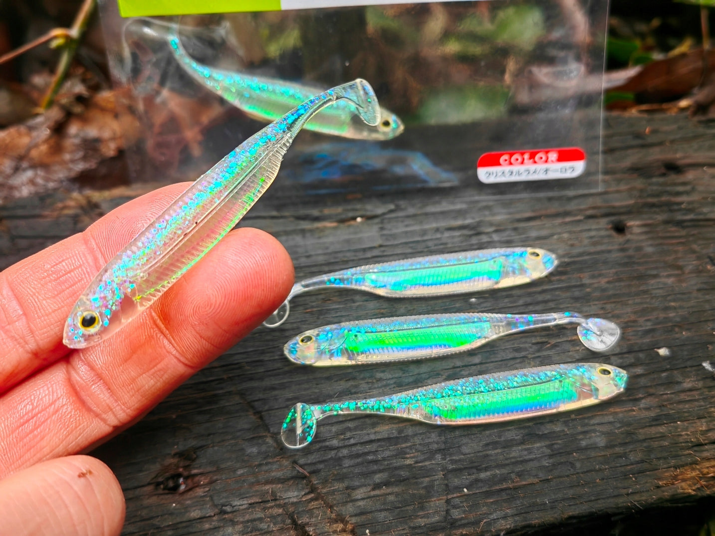 5 pcs Fish Arrow FLASH-J SHAD 3" SW - 8 cm zander and pike #142 Kind Hoof