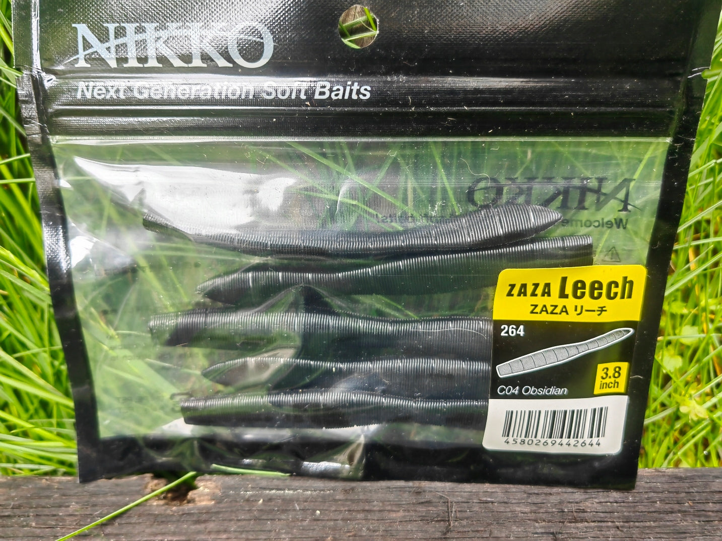 5 pcs NIKKO ZAZA LEECH Large leech 95 mm - 7 g, zander - Perch Manufacturer code NIKKOZAZAC04