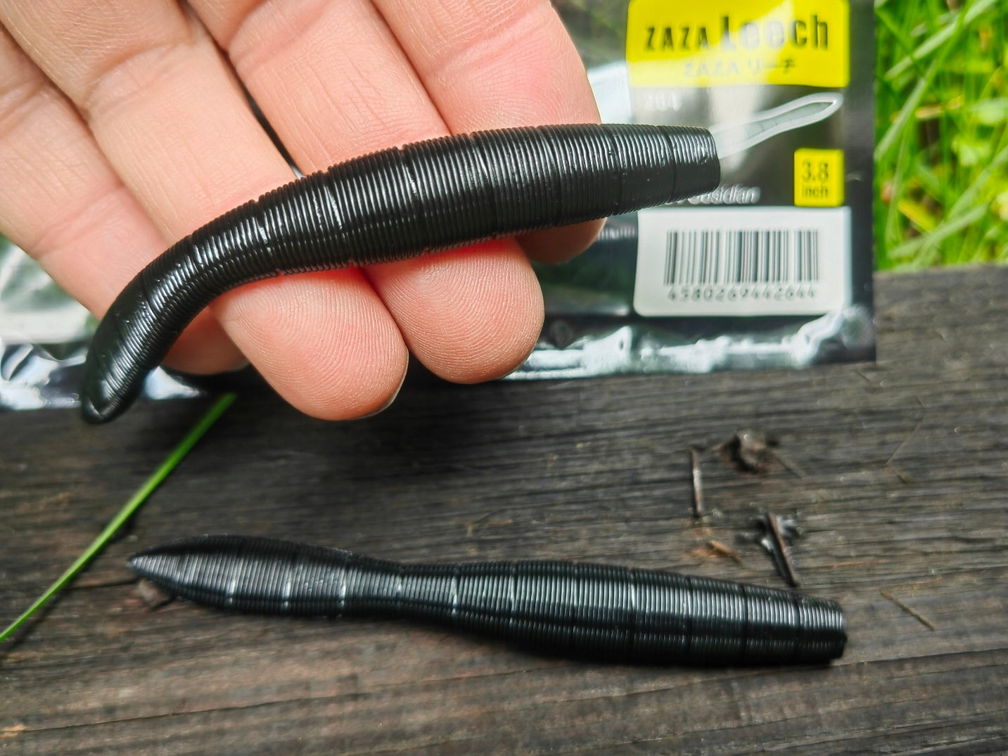 5 pcs NIKKO ZAZA LEECH Large leech 95 mm - 7 g, zander - Perch