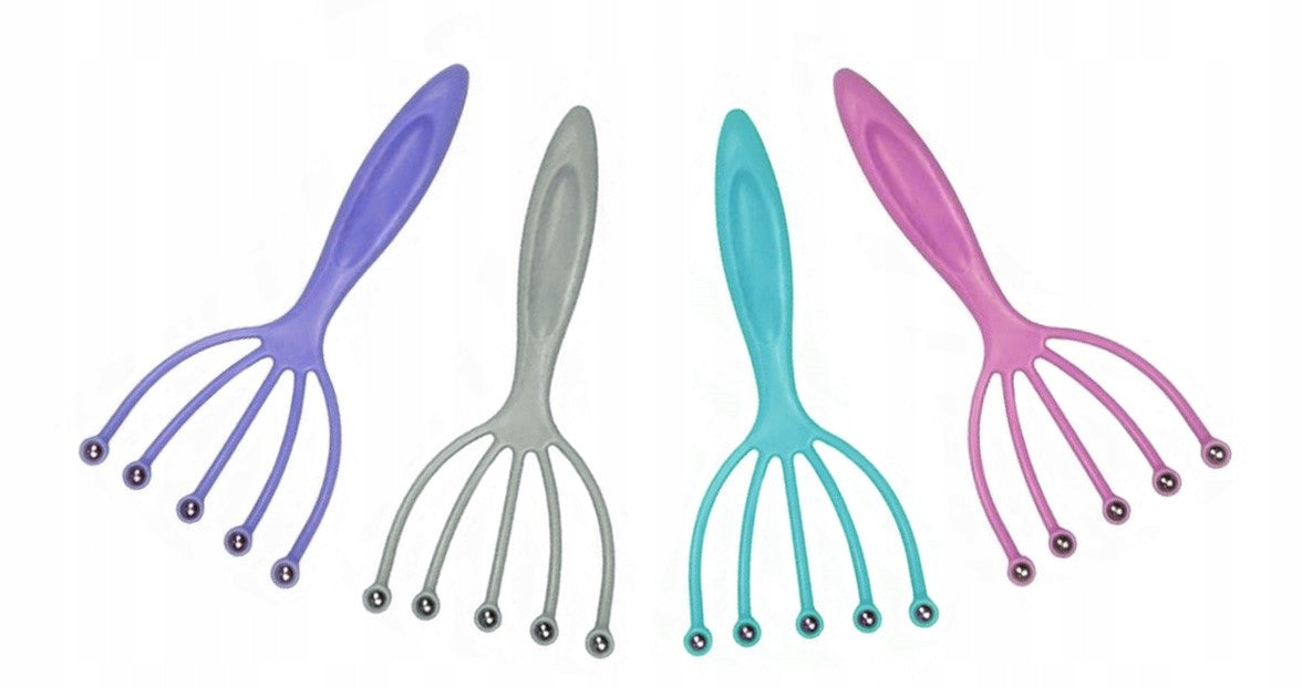 5-point head massager stimulates hair growth Color pink
