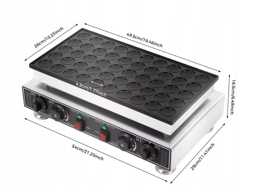 50 Hole Muffin Making Machine, Electric Muffin Making Machine Power rating 1800 W