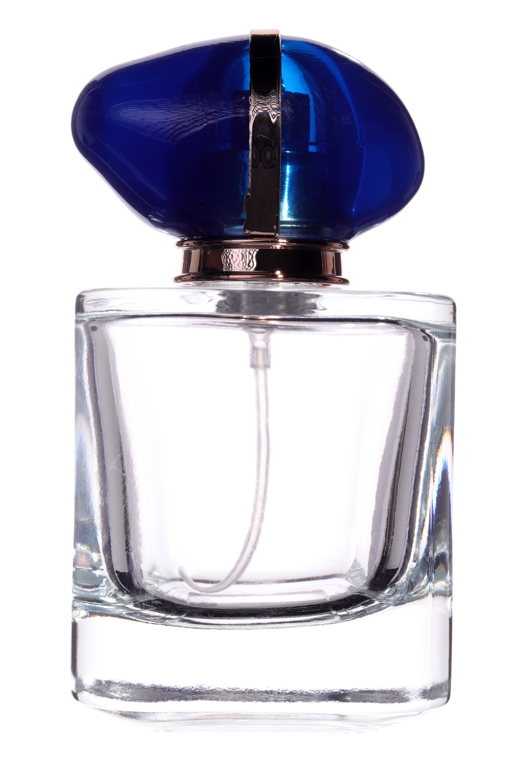 50 ML PERFUME BOTTLE WITH GOLD ATOMIZER AND LUNA CAP SET OF 5 Brand no brand