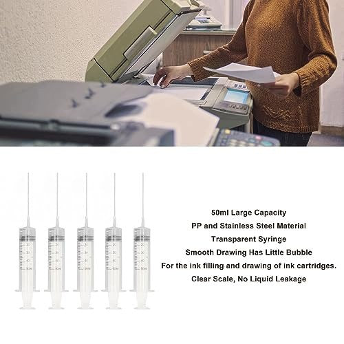 50 ML STAINLESS STEEL SYRINGE SET OF 5 LAB EXPERIMENT Manufacturer code SWC5908807037739