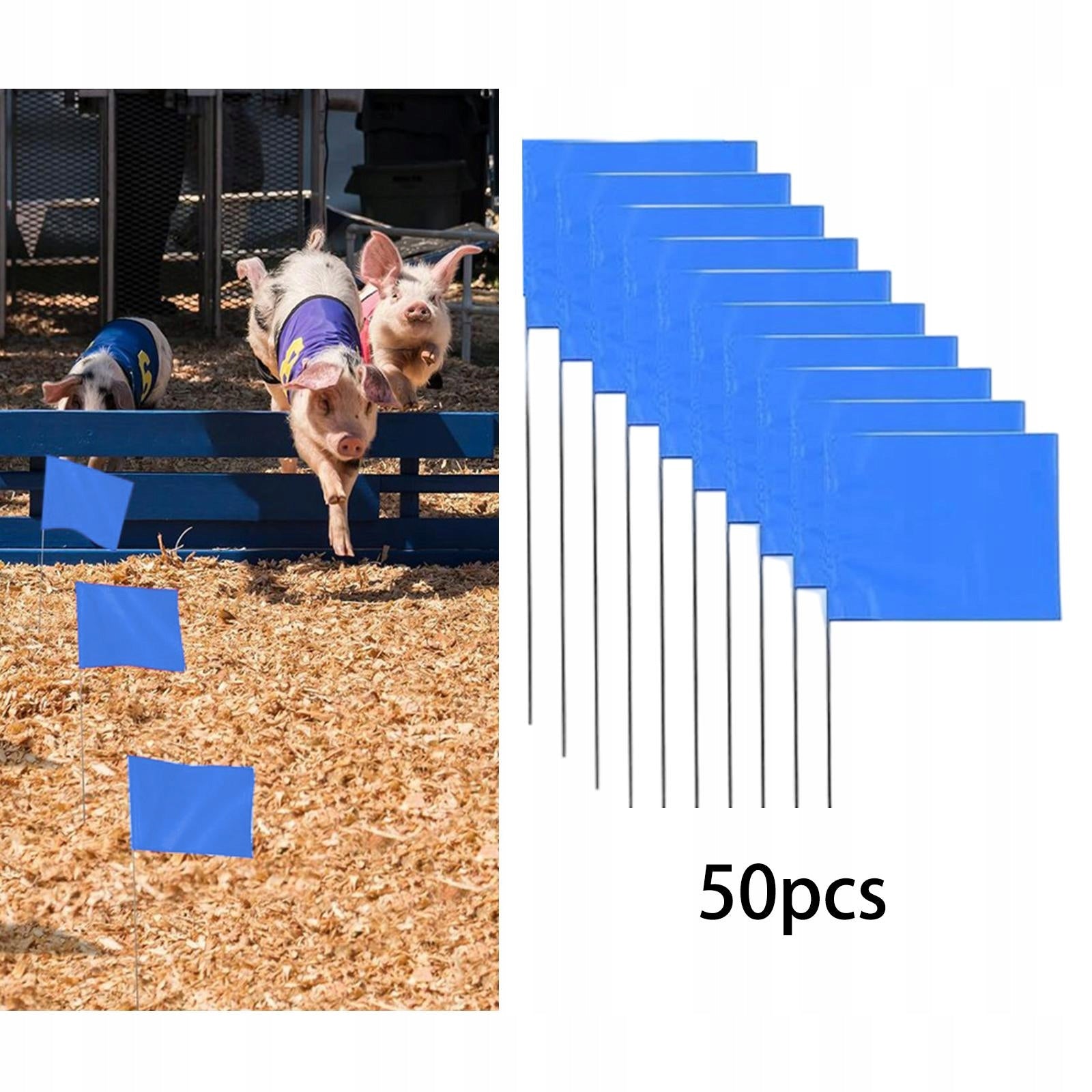 50 Pieces Blue Marking Flags Lawn Flags Markers for Lawn Sprinkler Manufacturer code 02960086468