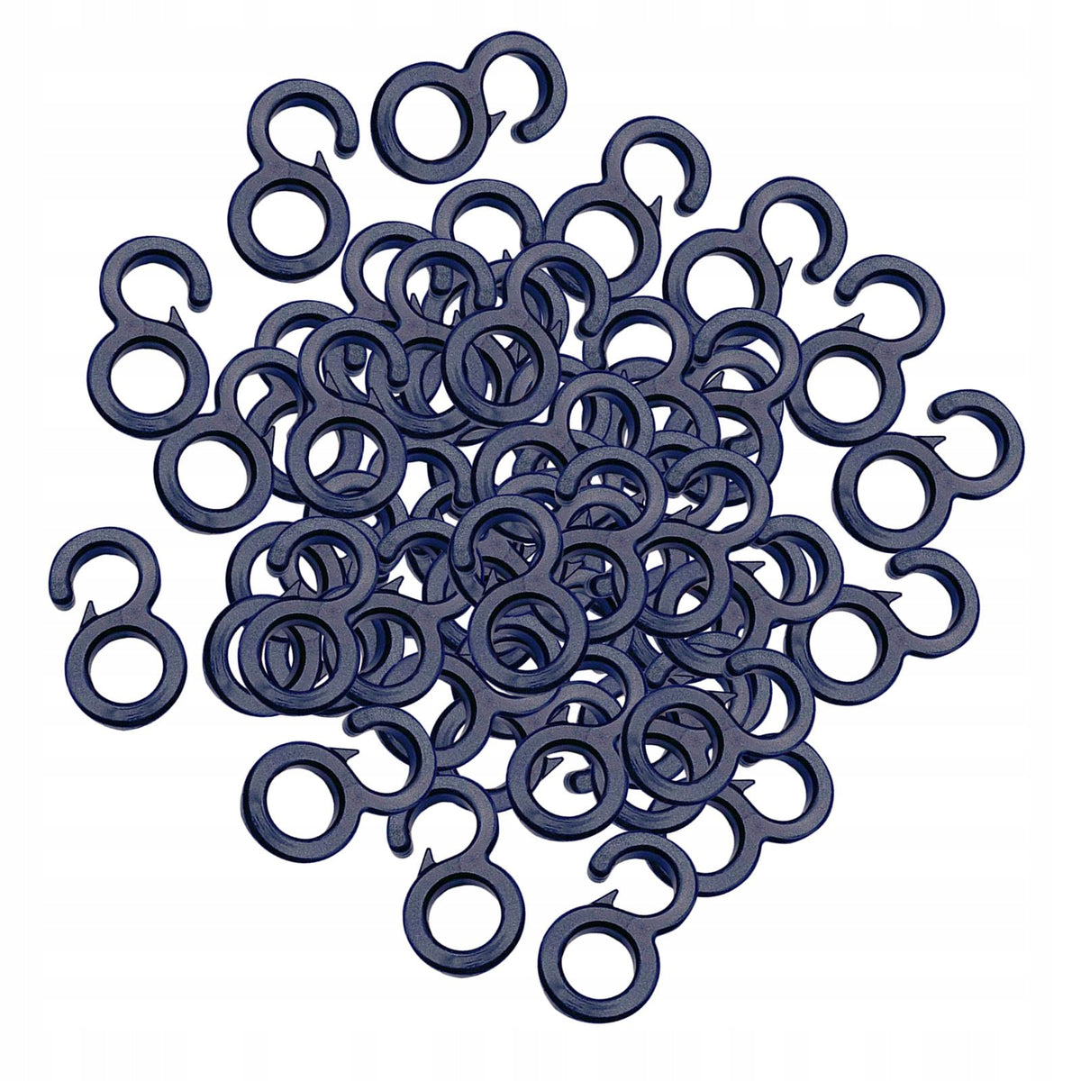50 Pieces Elastic Rope End Hanging Hooks Strong Accessories 8 Open Shape Brand no brand