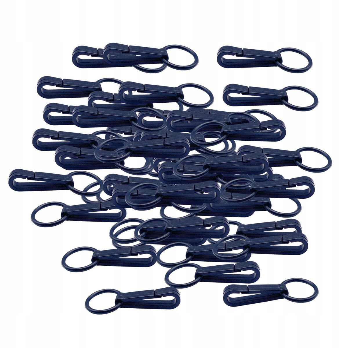 50 Pieces Elastic Rope End Hanging Hooks Strong Accessories Shower O Ring