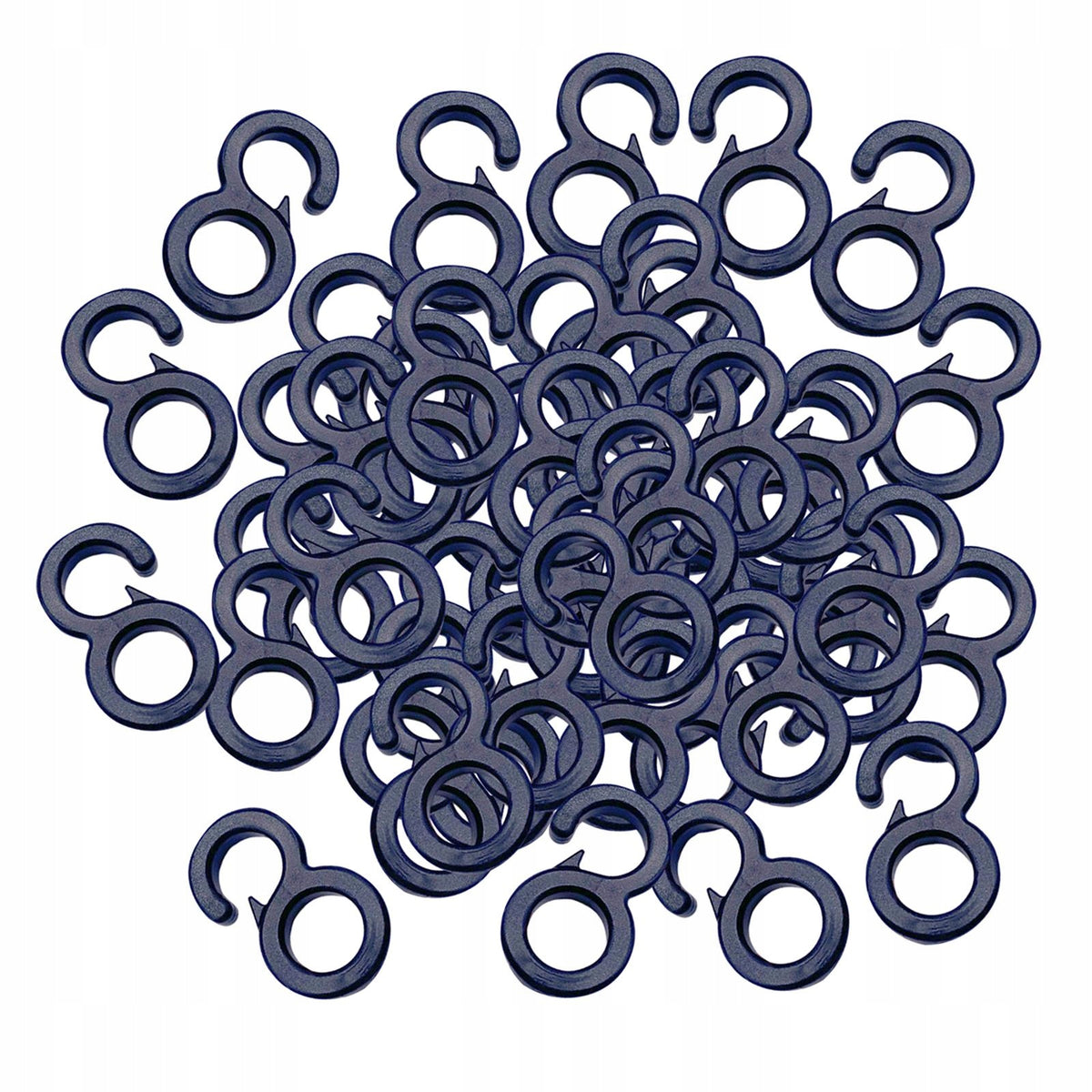 50 Pieces Tent Cord Hanging Hooks DIY Projects Accessories 8 Open Shape