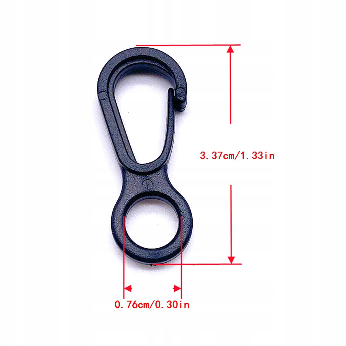 50 Pieces Tent Cord Hanging Hooks DIY Projects Accessories 8 Shape Small Packaging status original
