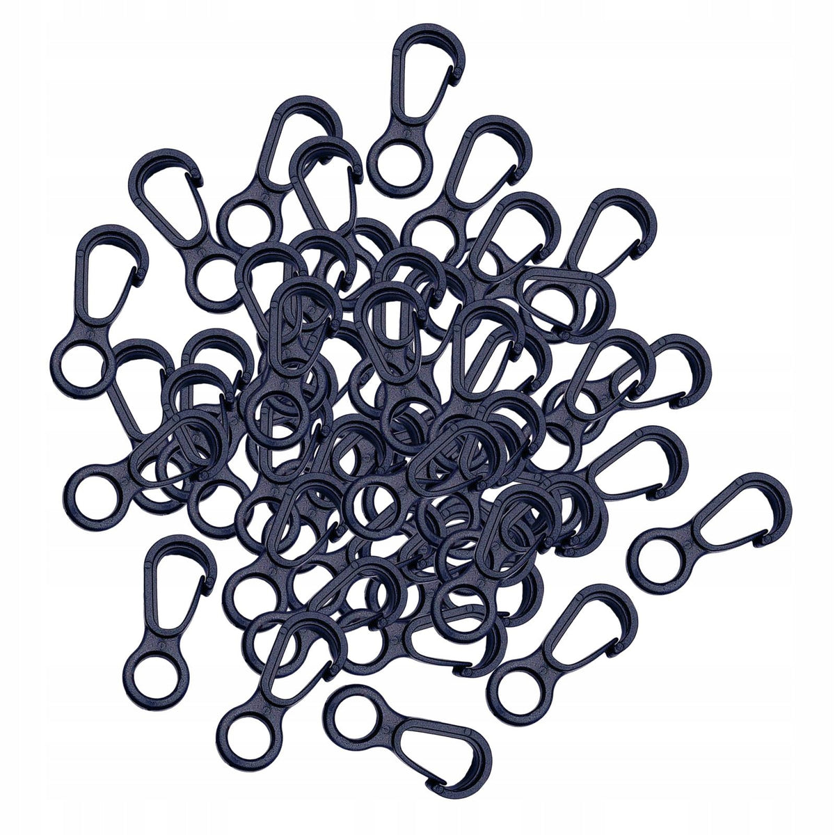 50 Pieces Tent Cord Hanging Hooks DIY Projects Accessories 8 Shape Small