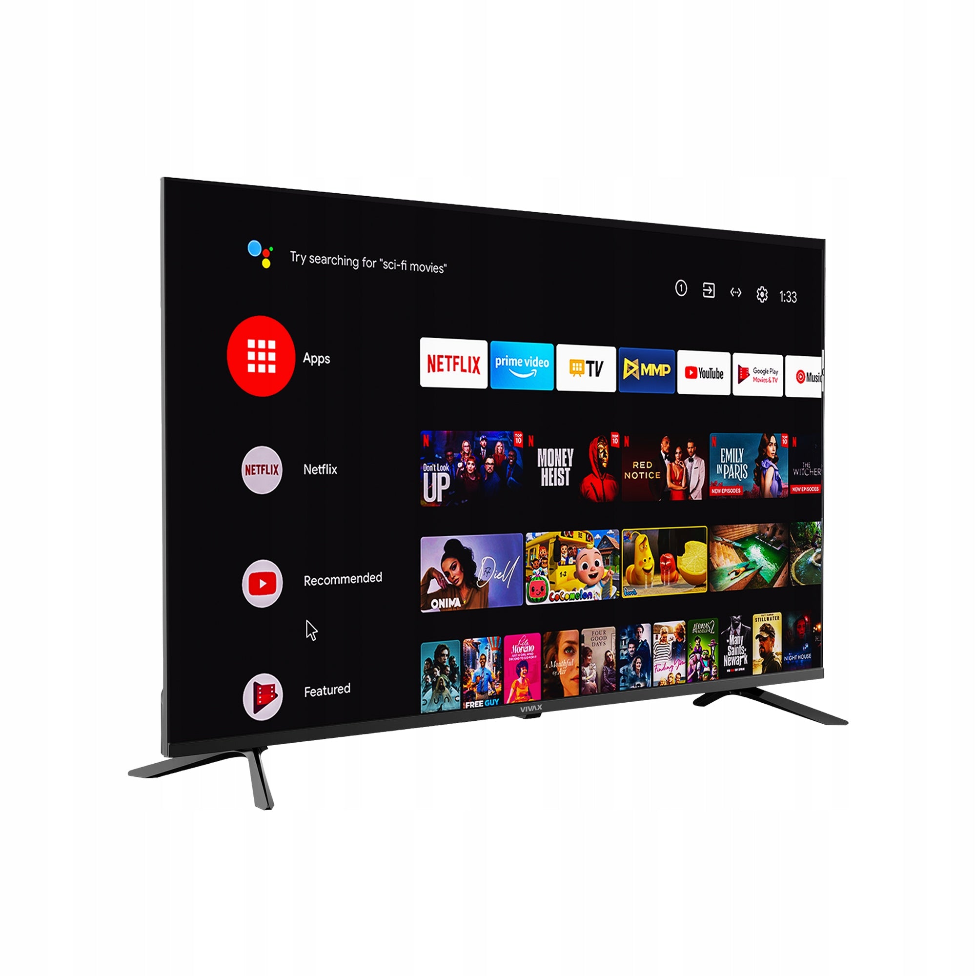 50" Smart TV 50UHD10K 4K UHD Android HDR10 QUAD CORE LED TV Packaging status original