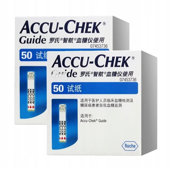 50 pcs Papier testowy Pomiar cukru we krwi Roche Accu-Chek Guide EAN (GTIN) 691254856521
