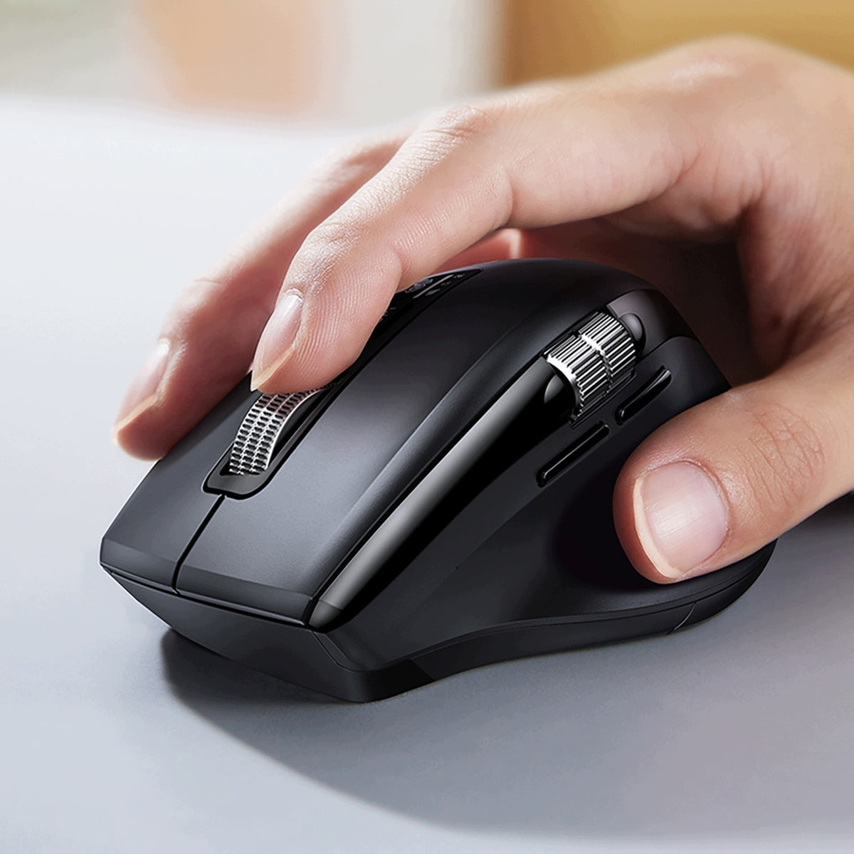 5000DPI 2.4G BLUETOOTH 5.4 WIRELESS OPTICAL MOUSE QUIET FOR OFFICE Model 4909963764355