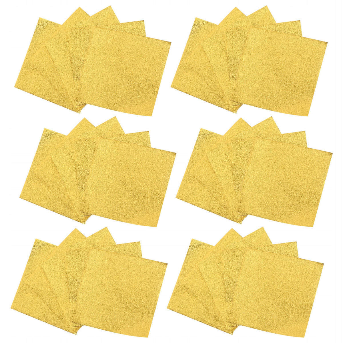 500PCS GOLDEN ALUMINUM FOIL SHEETS FOR CANDY AND CHOCOLATE