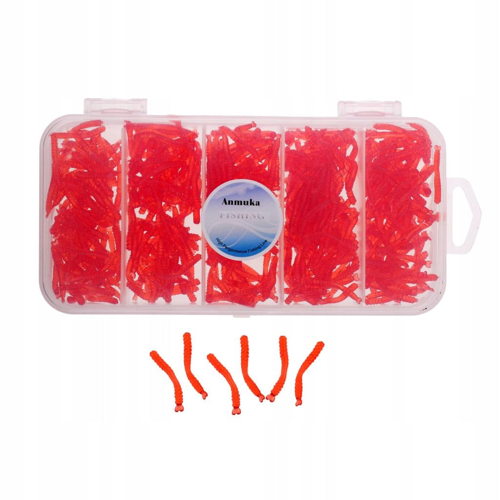 500Pcs Artificial Soft Fishing Baits Sea worm Lures Clamworm Trout Lure Brand no brand