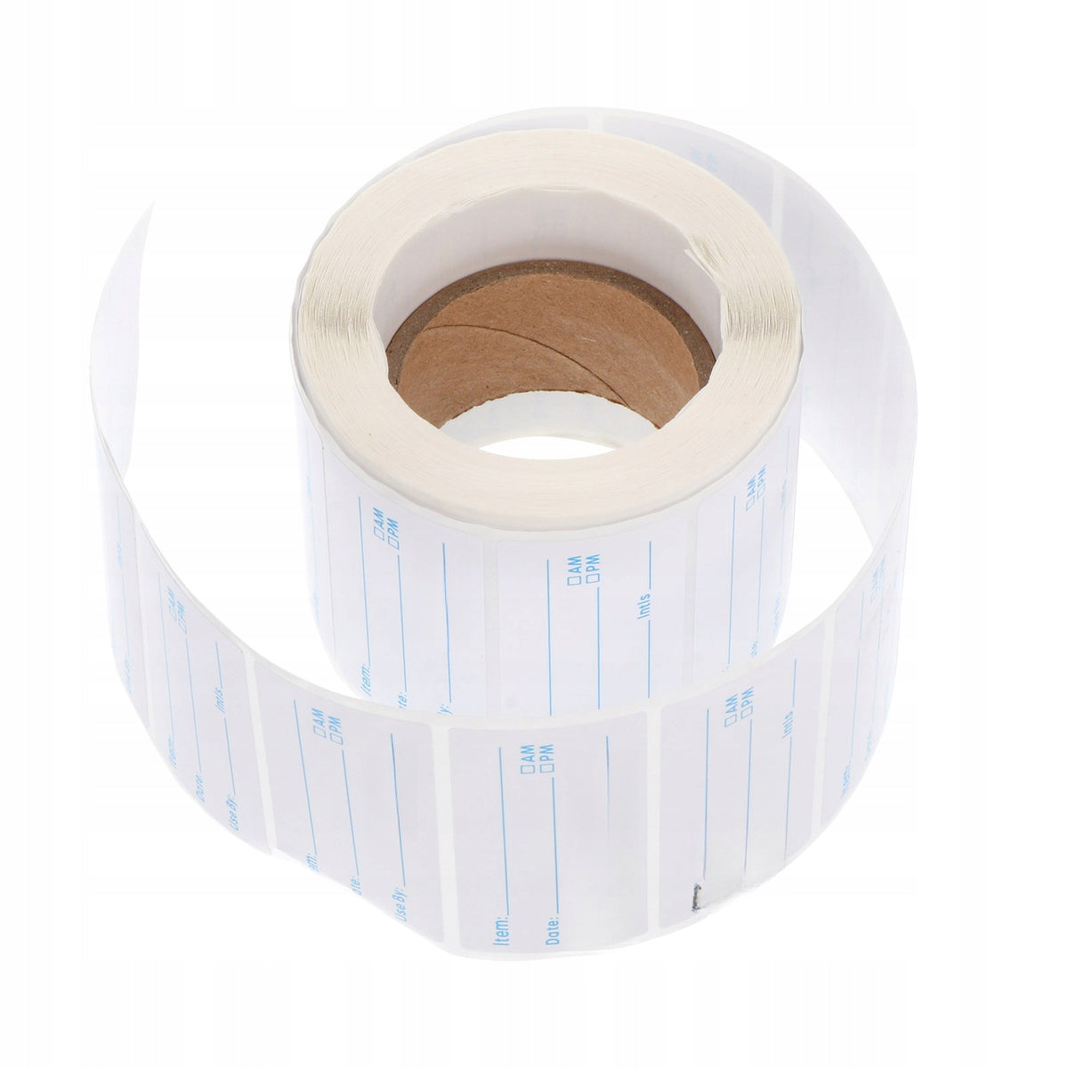 500Pcs Blue Kitchen Food Record Date Writable Labels with Adhesive