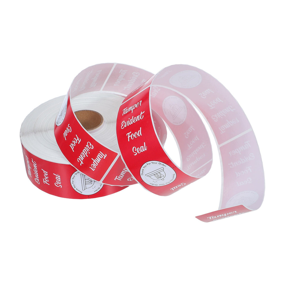 500Pcs Strong Adhesive Tamper Seal Stickers for Food Containers
