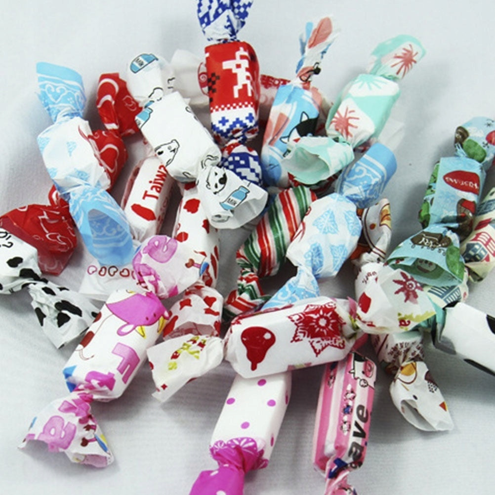 500SZT PAPIER DO PAKOWANIA NUGATU Z WZOREM, DEKORACJA CUKIERKÓW Product width 9 cm