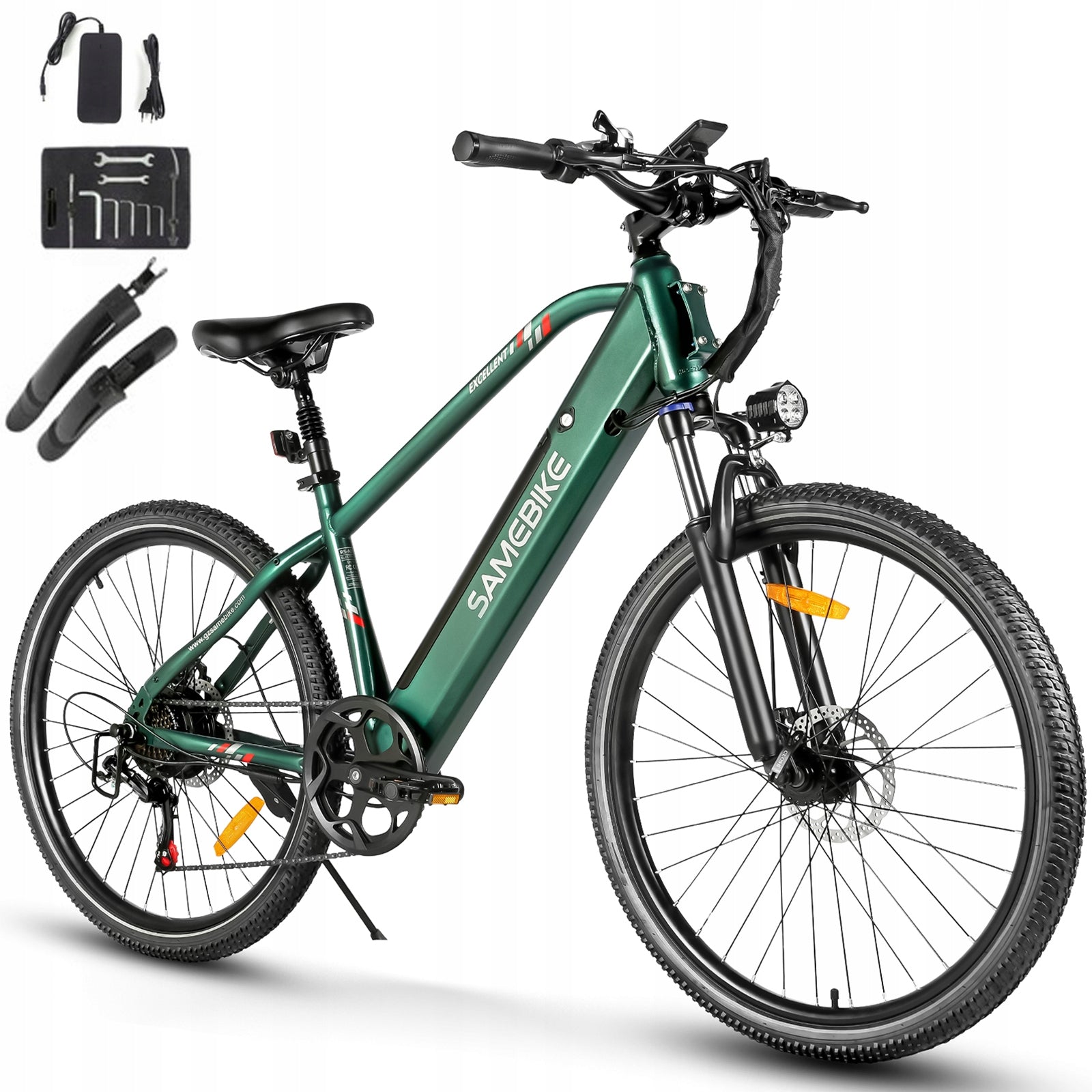 500W Electric Vehicle 27.5" Samebike RS-A01Men 35KM/H 15AH 110KM