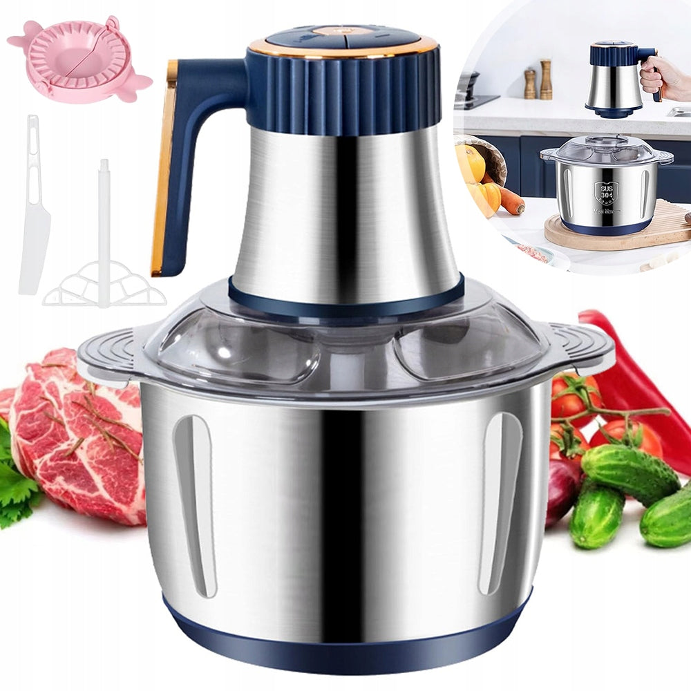 500W Food Processor, 5-Liter Stainless Steel Meat Shredder