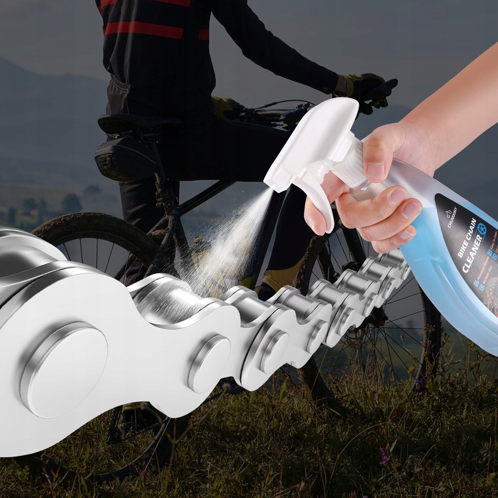 500ml bicycle degreaser for bicycles and motorcycles Manufacturer code 6979868800098
