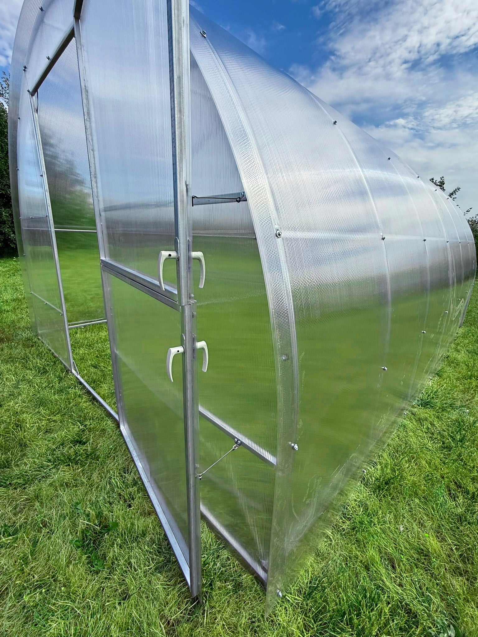 Šiltnamis Profimet Strong Went Plus, 3x6 m, polikarbonatas 4 mm