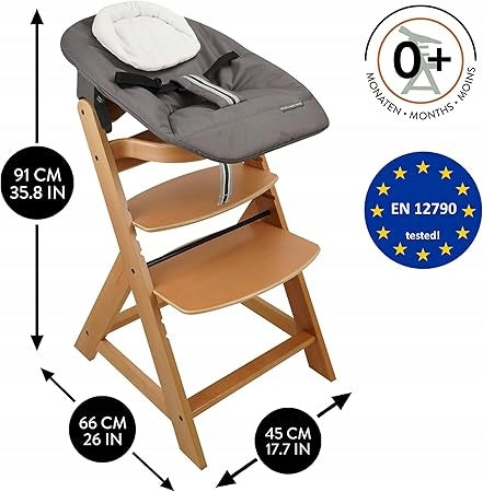 509 Crew SUN Wooden Feeding Chair for Newborn Children up to 90cm Brand no brand