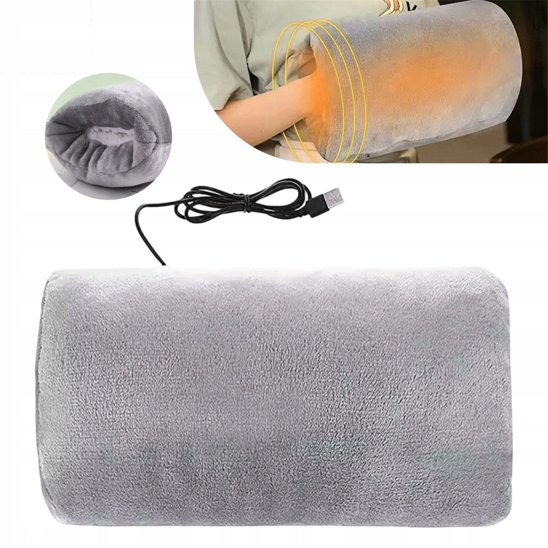 50°C VELVET USB HAND WARMER WINTER PROTECTION AGAINST COLD