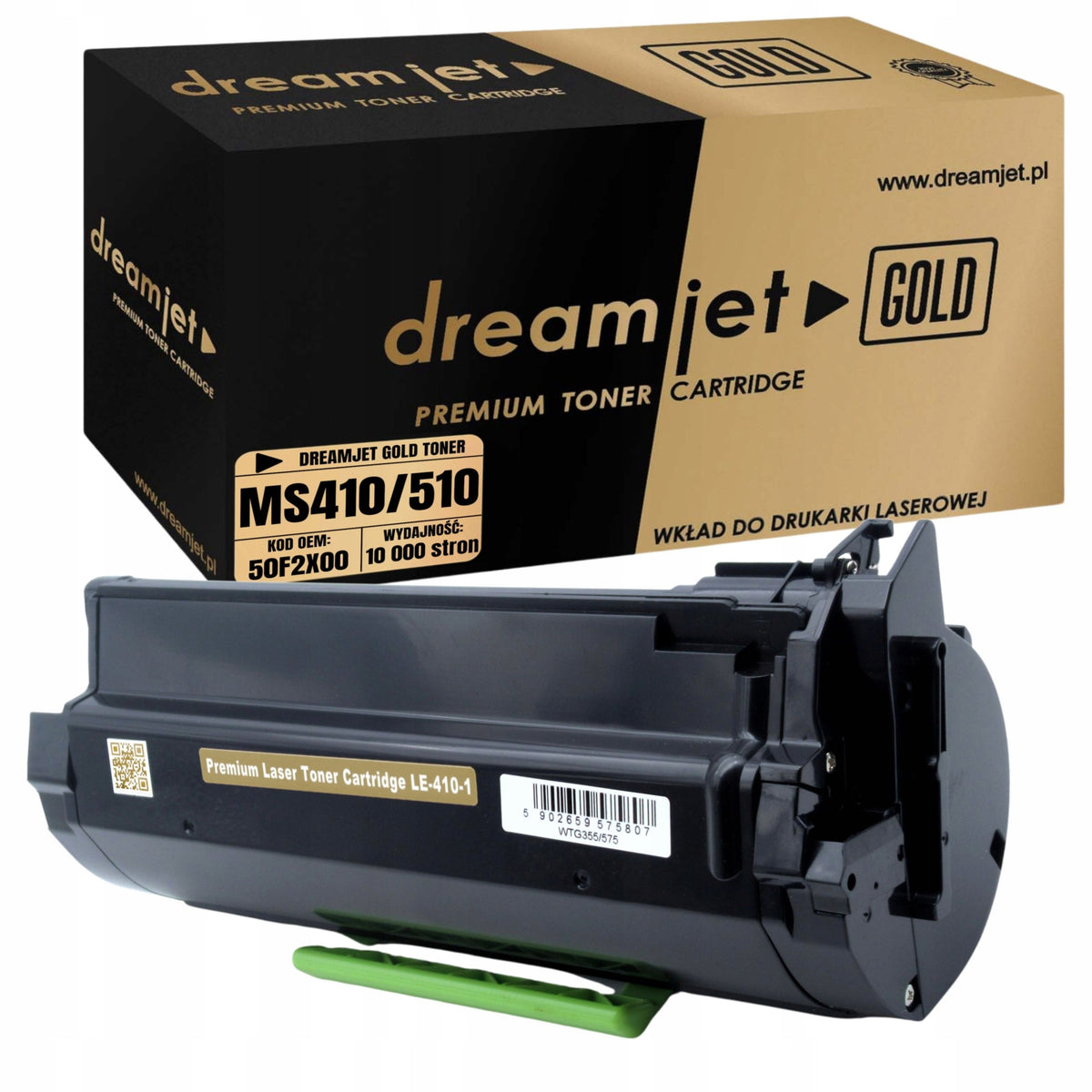 50F2X00 Toner cartridge for Lexmark MS410 MS415 MS510 MS610 printer