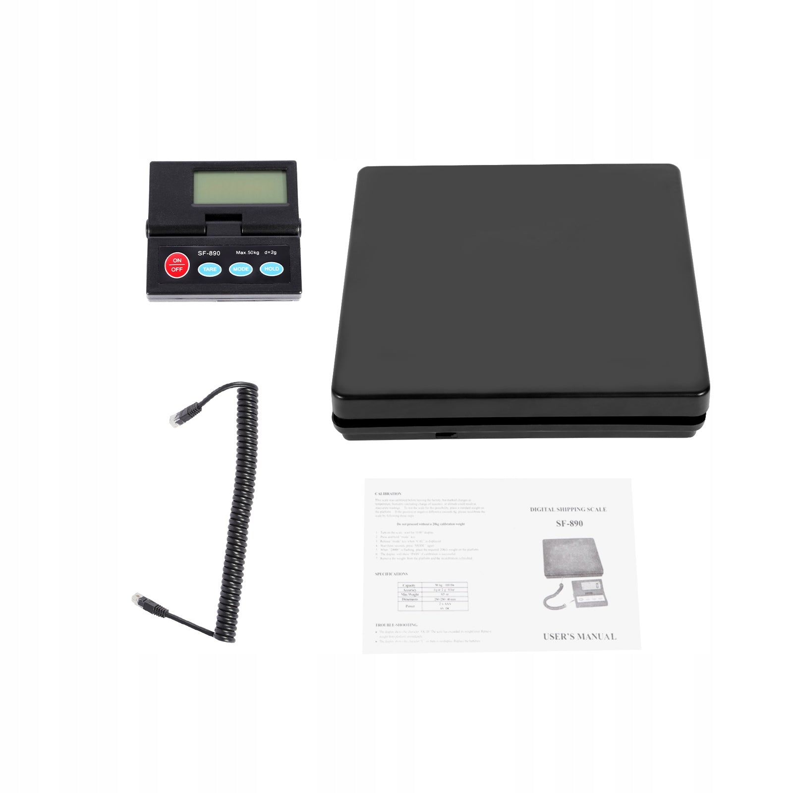 50KG SHOP WAREHOUSE POSTAL SCALE FOR PARCELS- Packaging status original