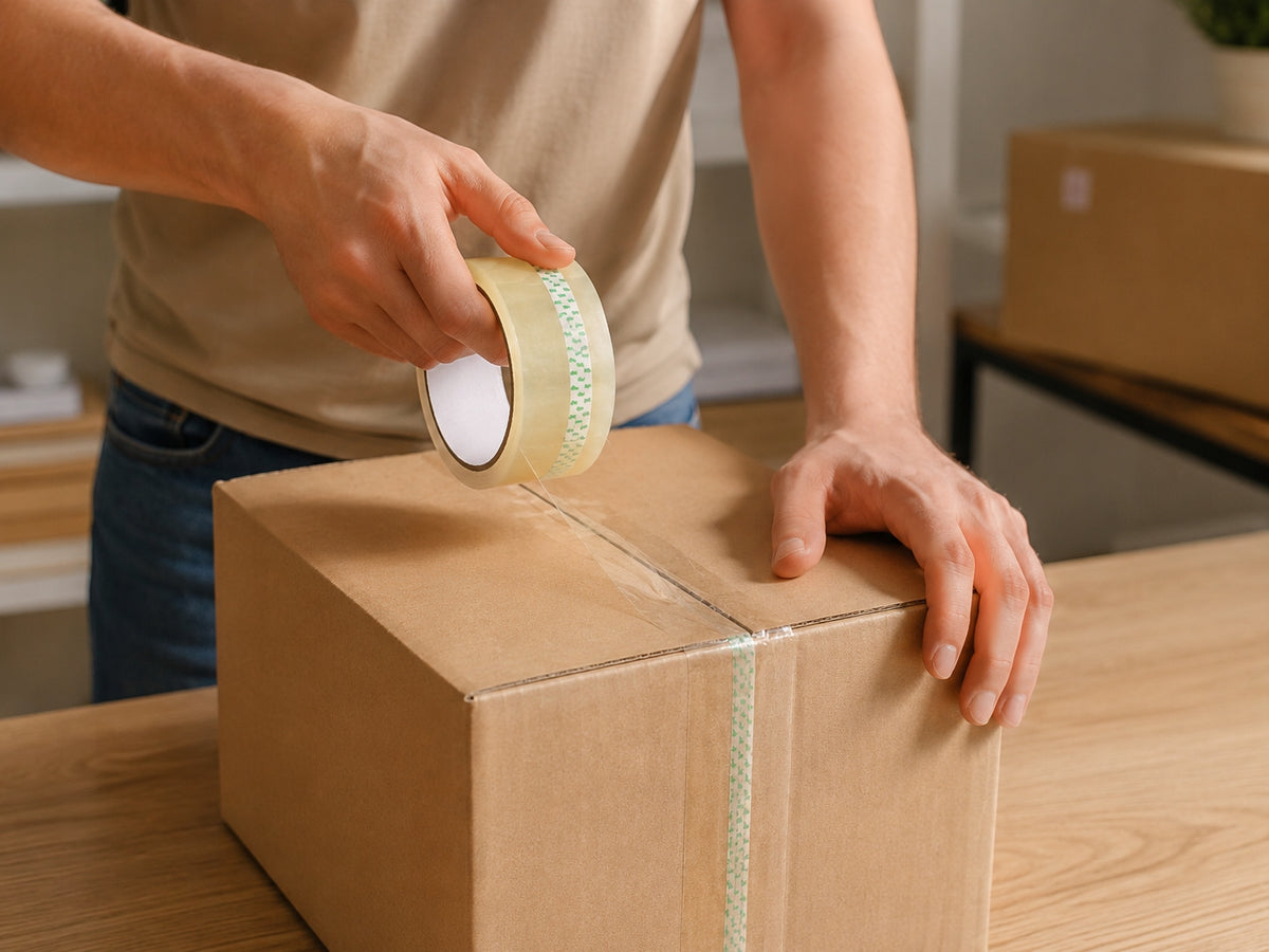 50MM TRANSPARENT PACKING ADHESIVE TAPE FOR CARTON PACKS Brand no brand