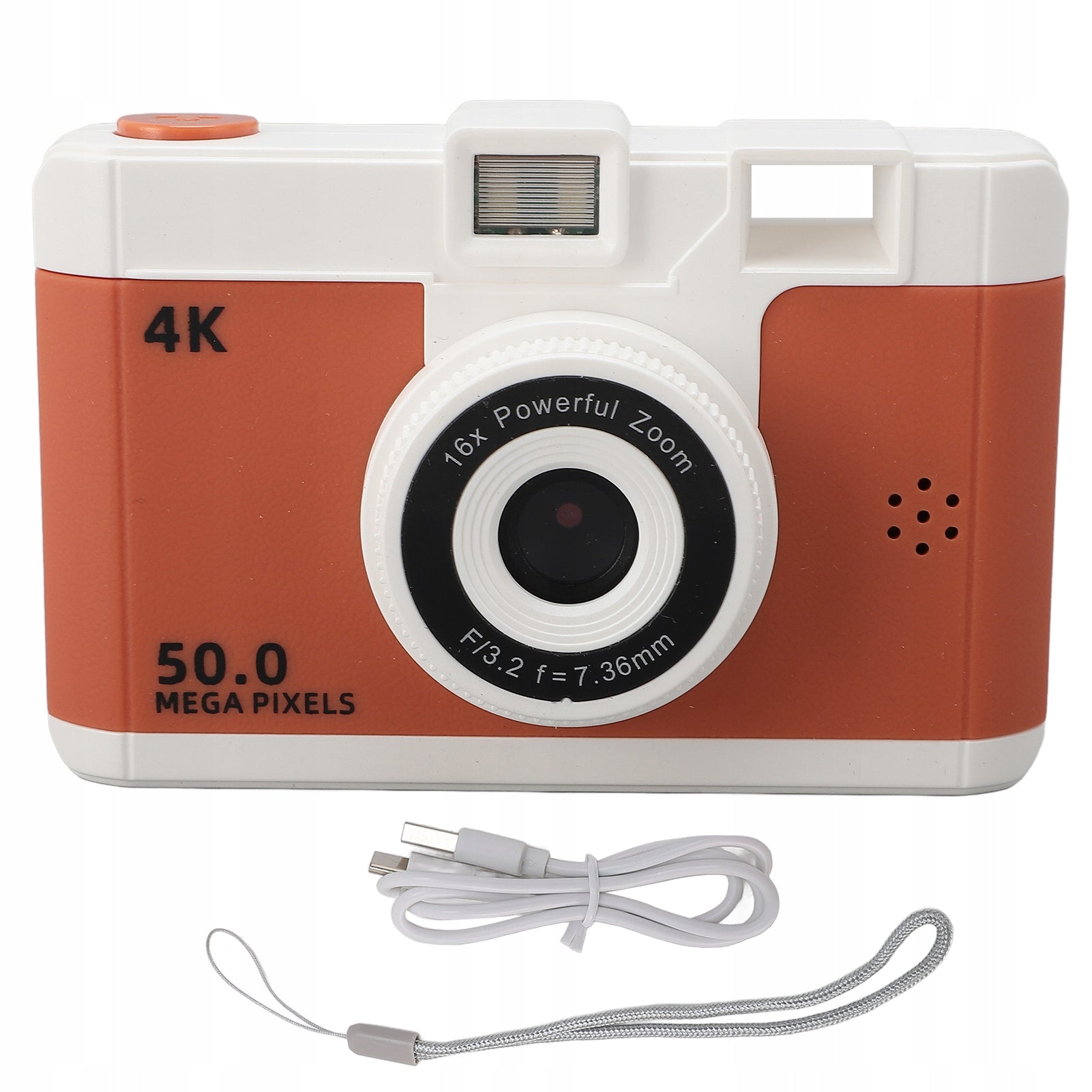 50MP 1080p Digital Camera Front Rear Camera Compact Small AF Model 6136KKSW