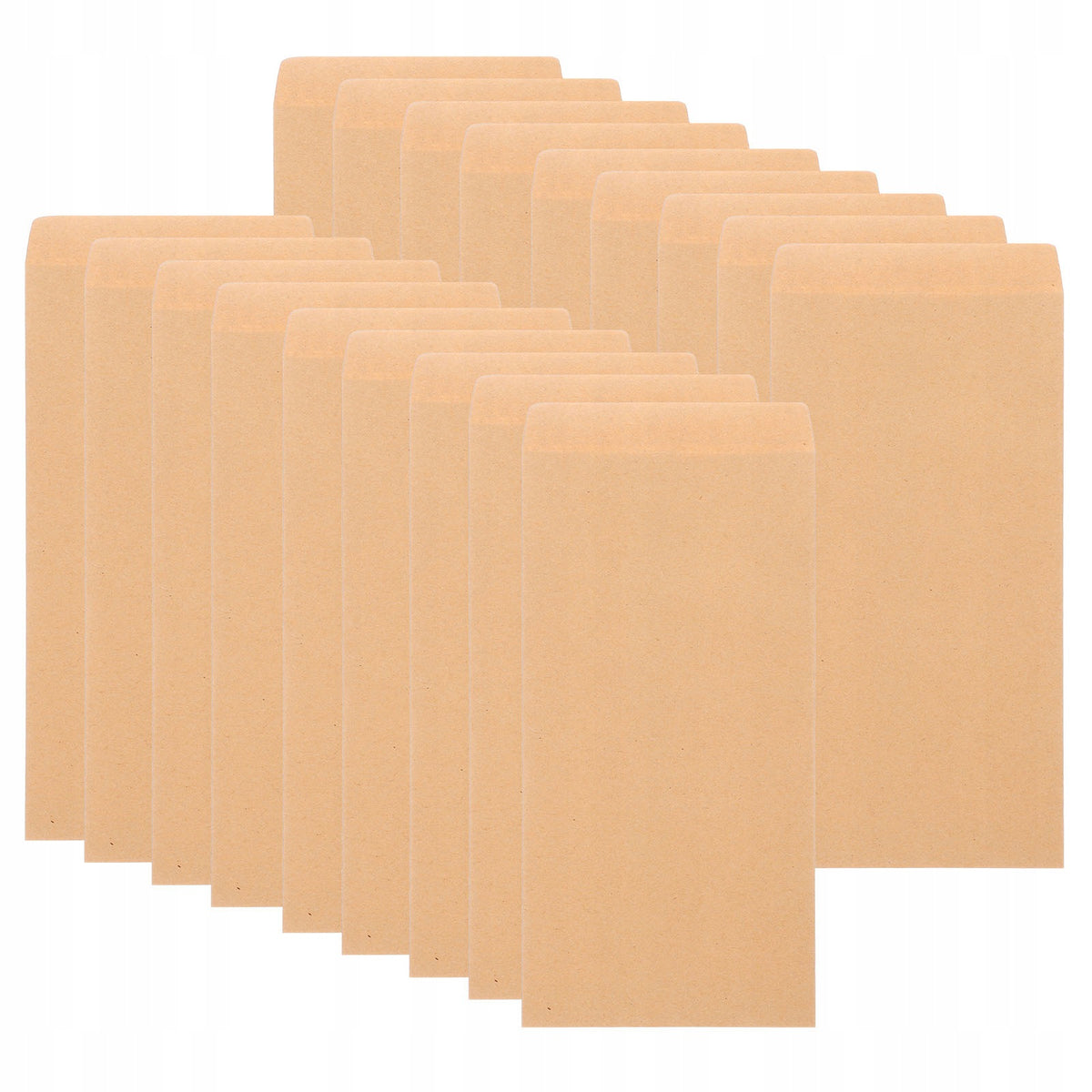 50Pcs Light Yellow Paper Envelopes for Letters and Office Storage