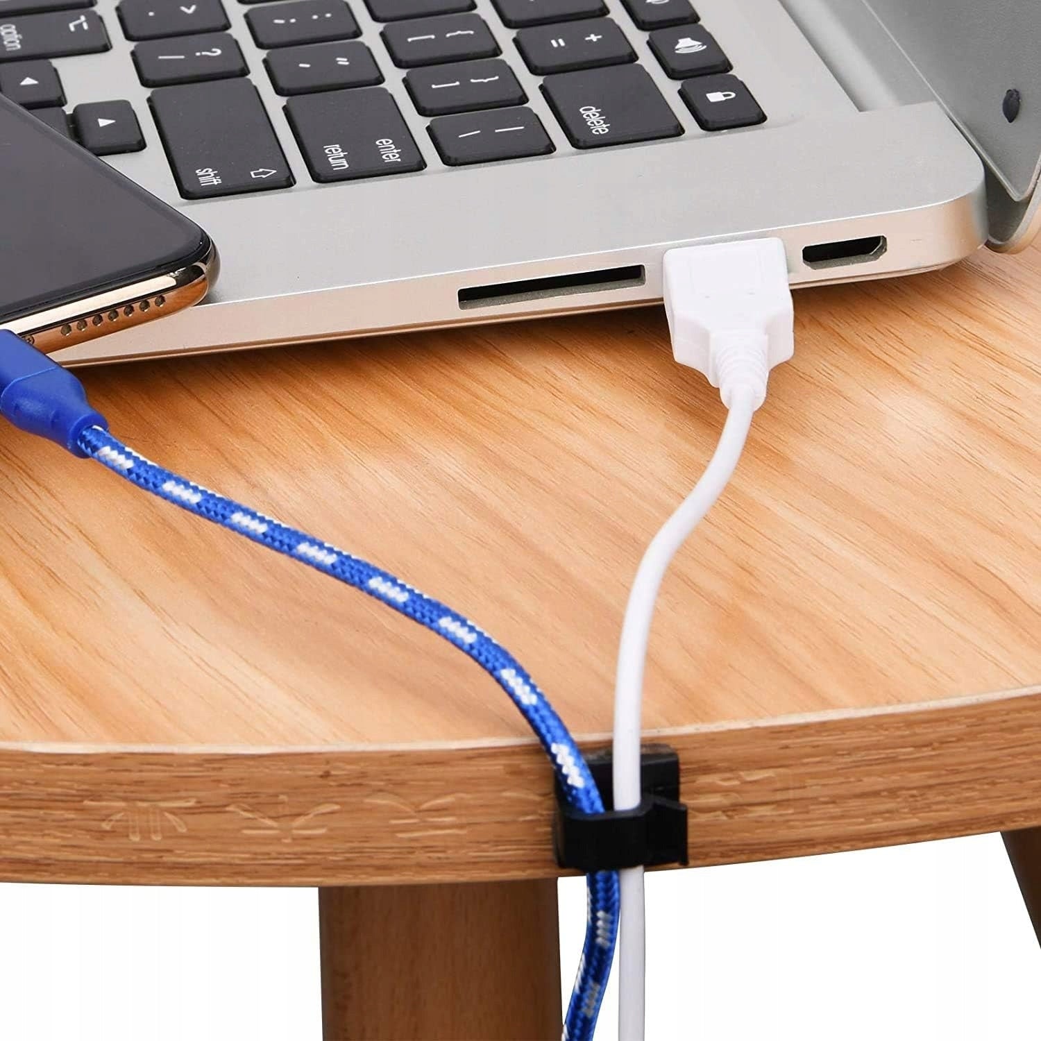 50Pcs Self-Adhesive Clips Strong Adhesive No Drilling Cable Organizer EAN (GTIN) 5907264311154
