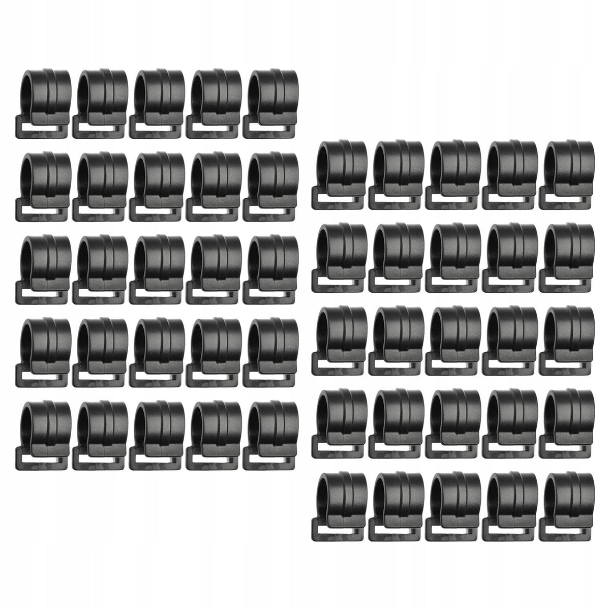 50Pcs Tent Pole Clips Attachment Sturdy Fittings Elastic Rope Hooks 25mm Brand no brand
