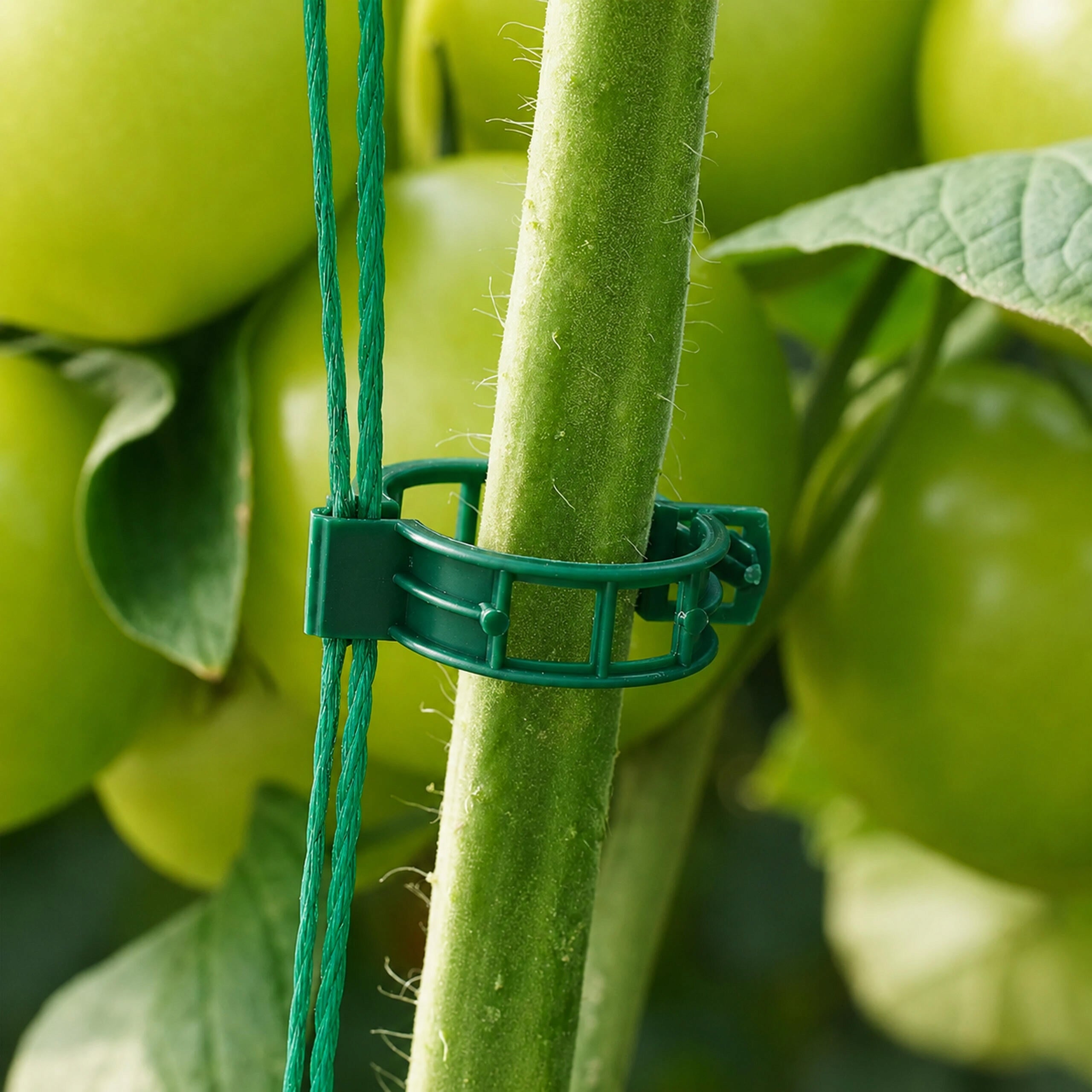 50X CLASPS CLIPS HANDLES FOR ATTACHING TOMATO PLANTS CLIPS TO STEMS Product weight with unit packaging 0.07 kg