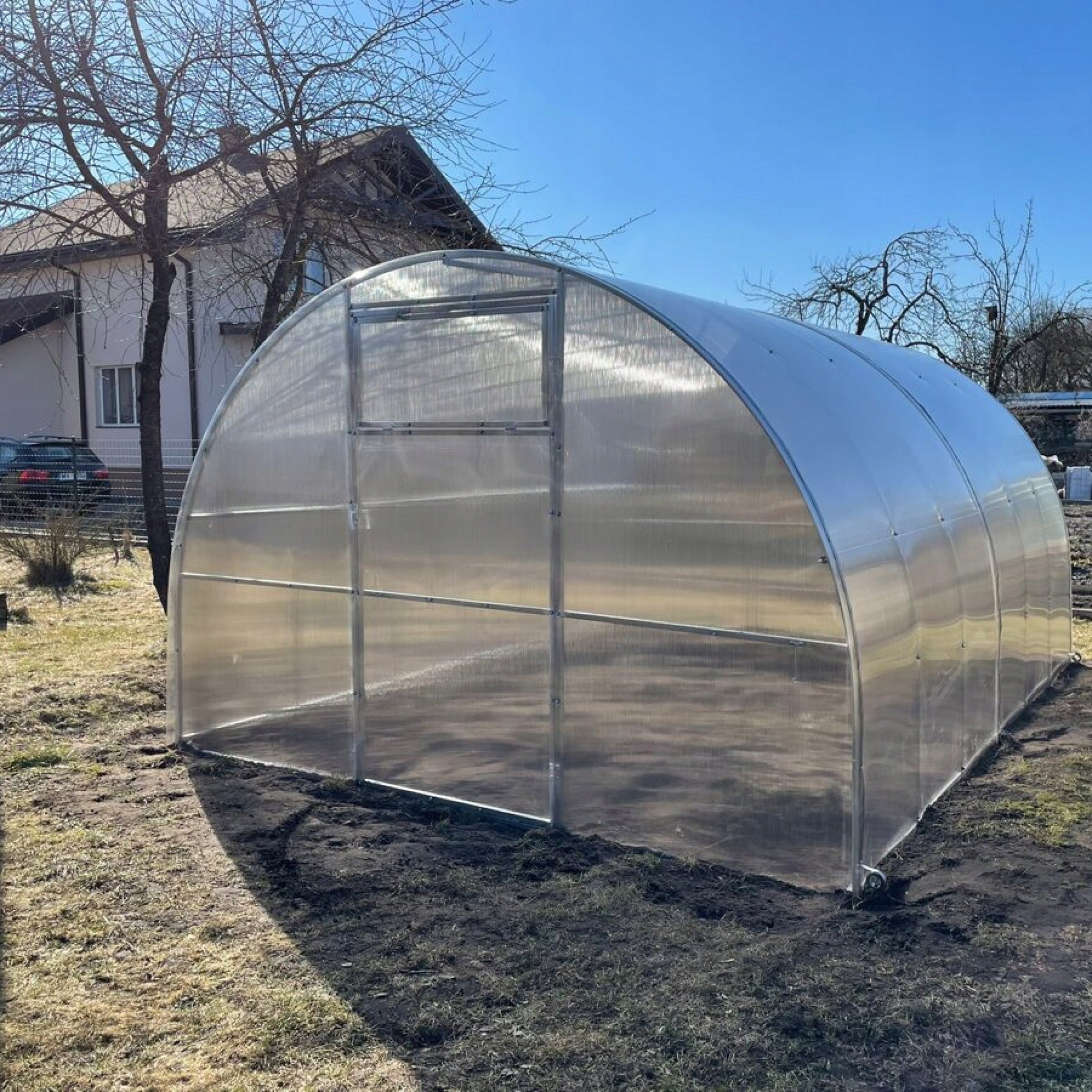 Šiltnamis LUX, 3x4 m, 6 mm polikarbonatas, 40x20 mm profiliai