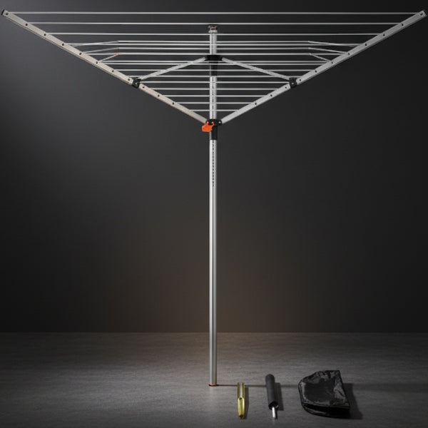 50m Rotating Garden Dryer with Laundry Cover Underwear Easy Installation Kind Portable