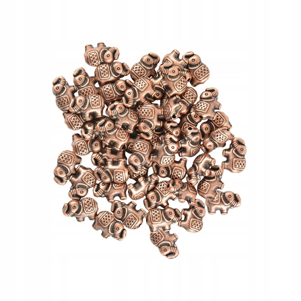 50pcs Alloy Metal Bracelet Necklace Connector Charm Beads Copper Brand no brand