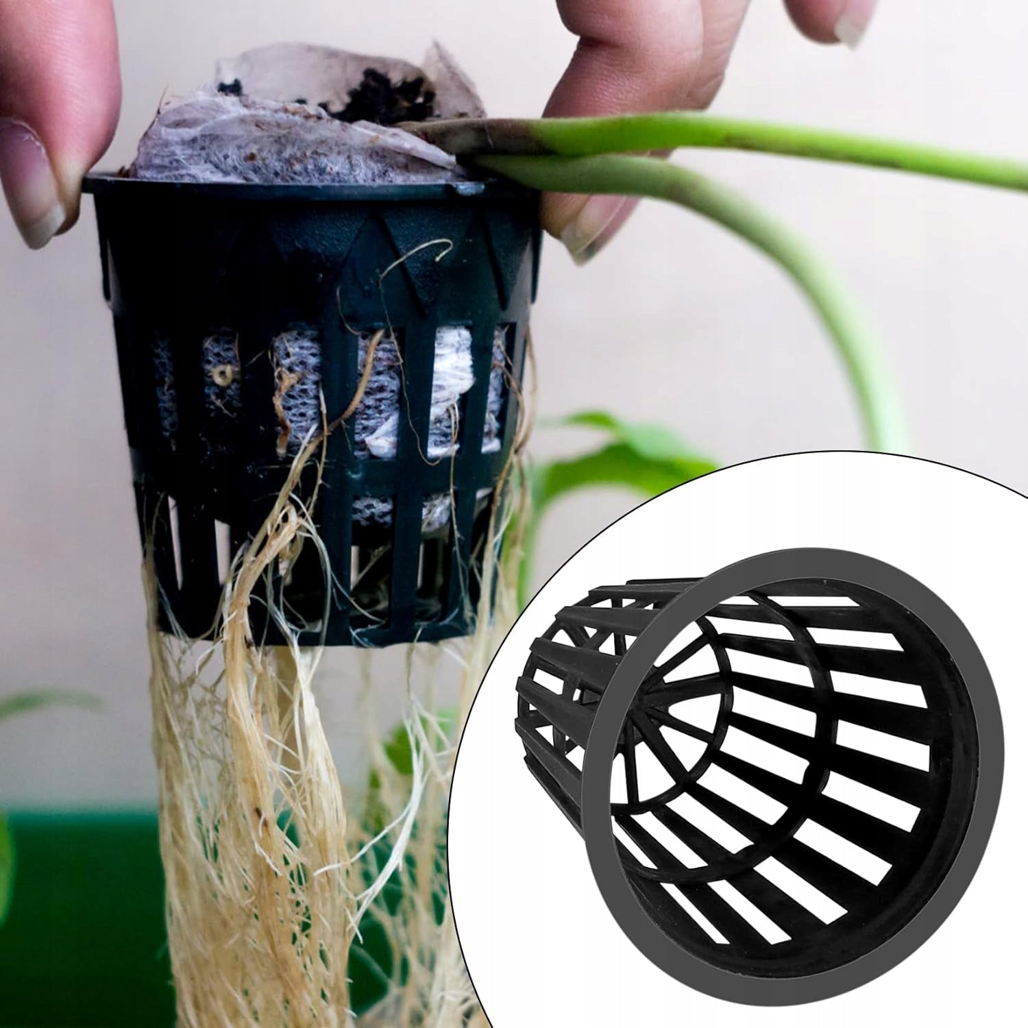 50x MESH POTS HYDROPONICS BASKETS FOR HYDROPONIC SEEDLING CULTIVATION Brand no brand