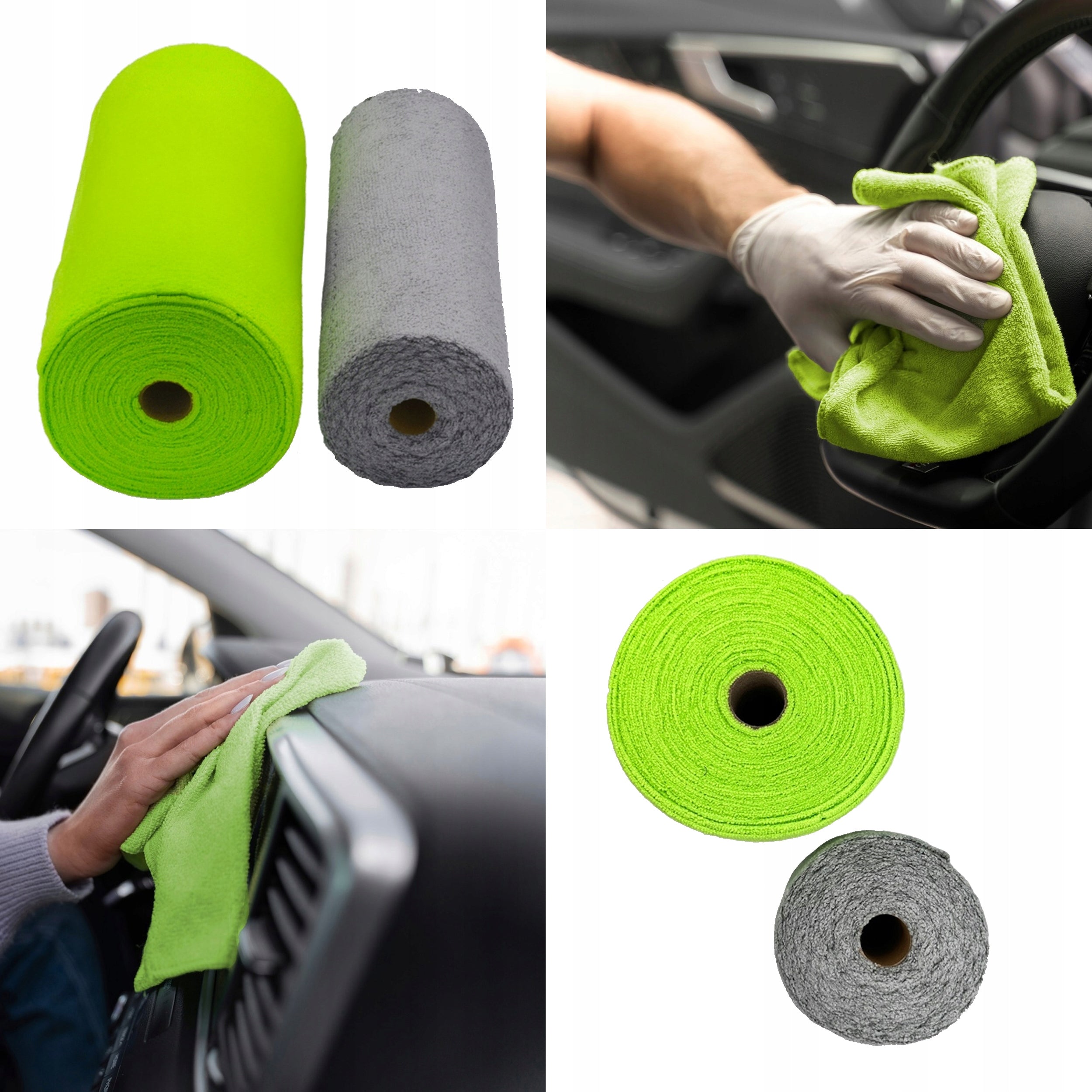 50x MICROFIBER CLOTH CLOTHS FOR CLEANING CAR POLISHING Packaging status original