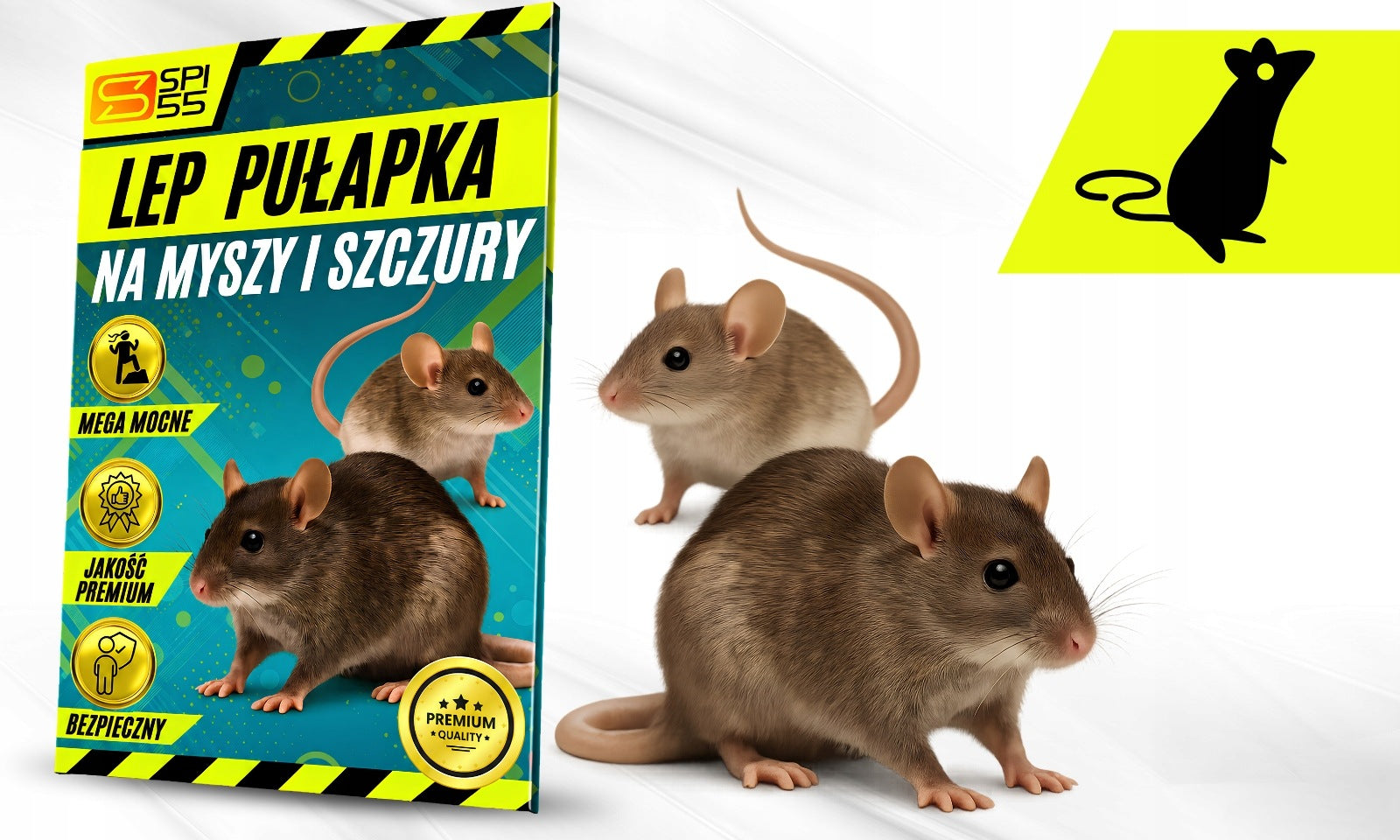 50x MOUSE STICK RAT Trap Mousetrap VERY strong glue aroma paw Packaging status original