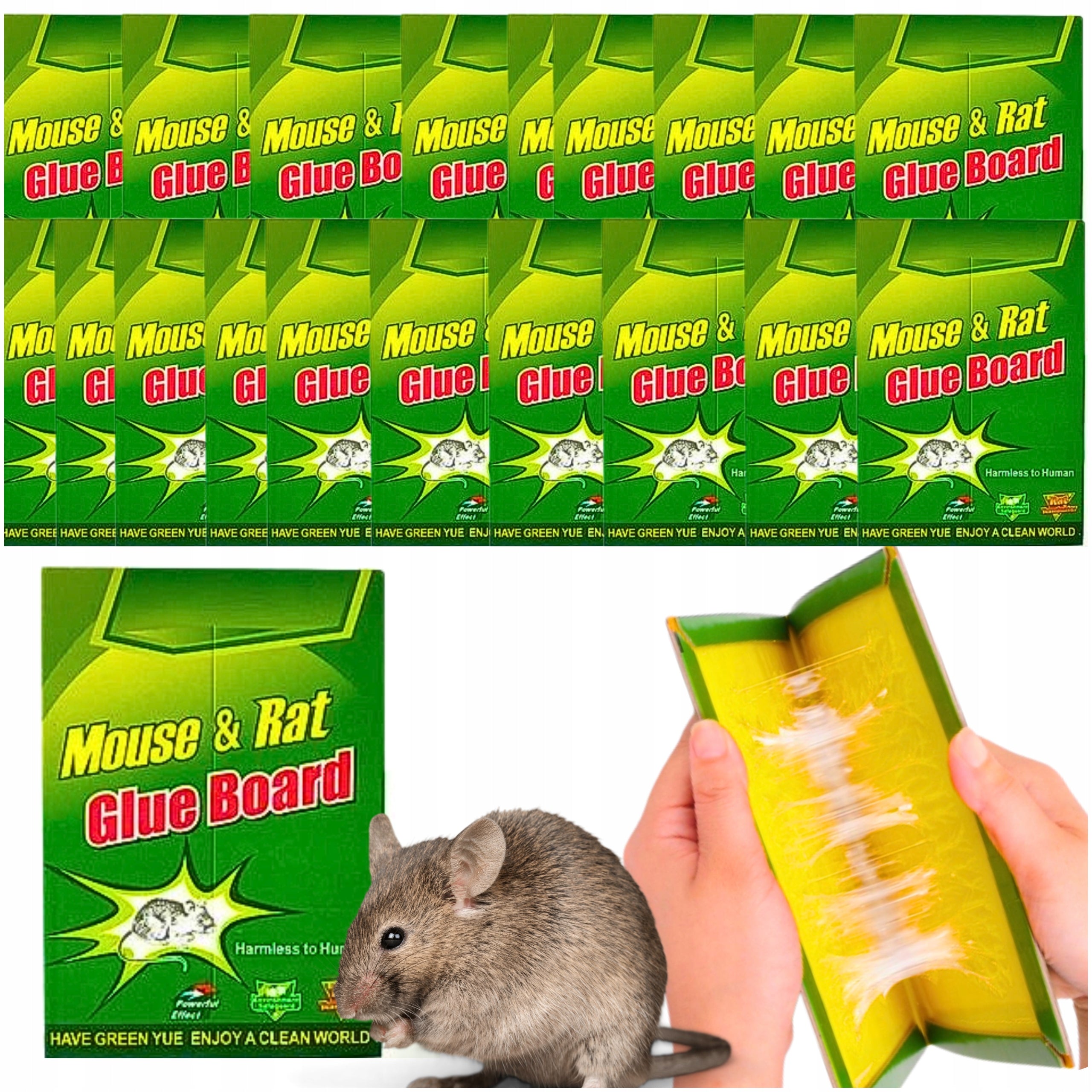 50x STRONG MOUSE STICK TRAP WITH GLUE PAW RATS MOUSETRAP AROMA