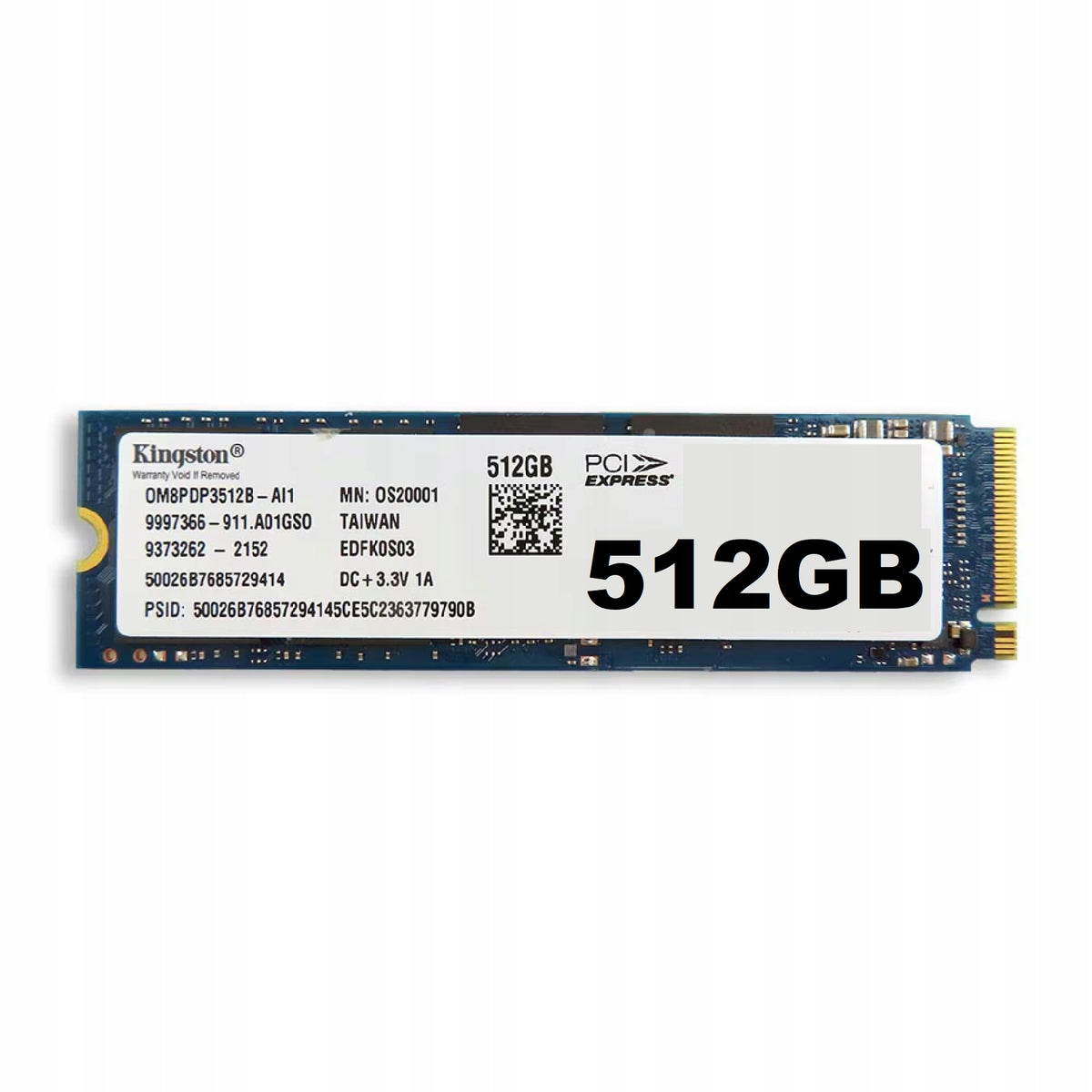512GB SSD KINGSTON fast M.2 NVME PCIe Gen3x4 2280 OM8PCP3512F OEM
