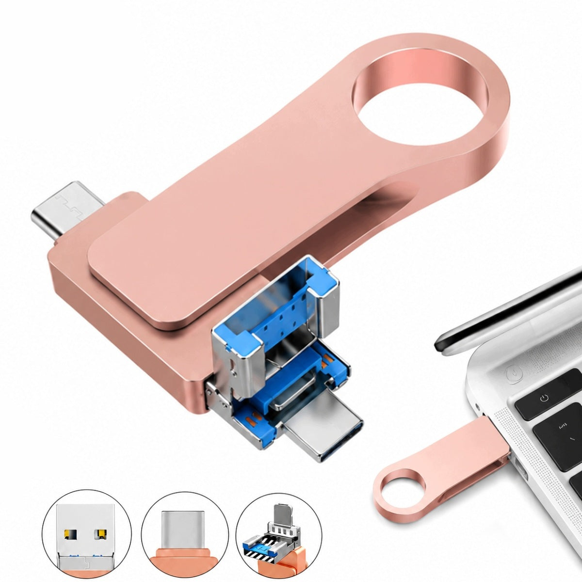 512GB USB 3.0 Lightning USB-C Type-C Fast USB Flash Drive