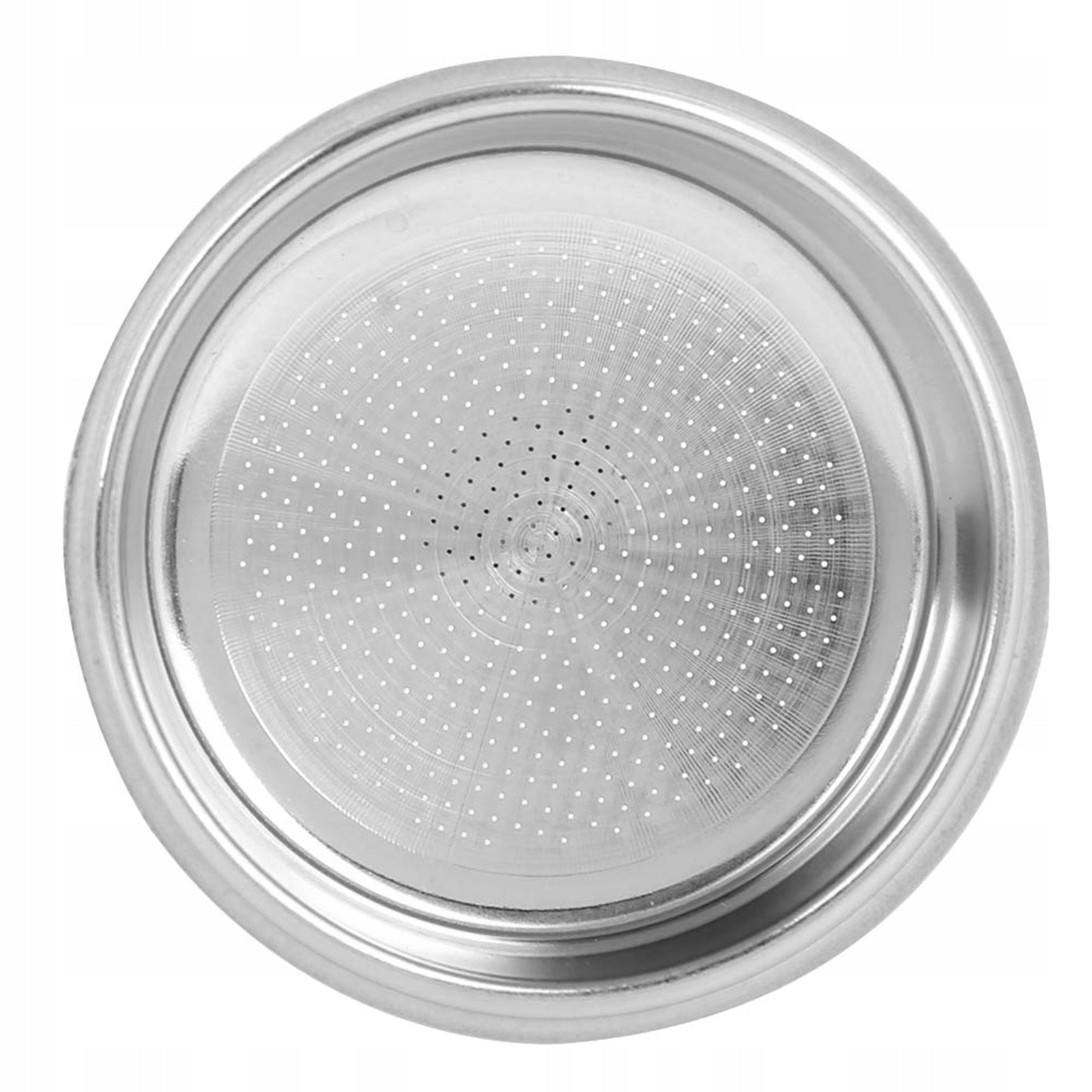 51MM 1-CUP ESPRESSO MACHINE FLASK STRAINER FOR DELONGHI Dominant color silver/gray