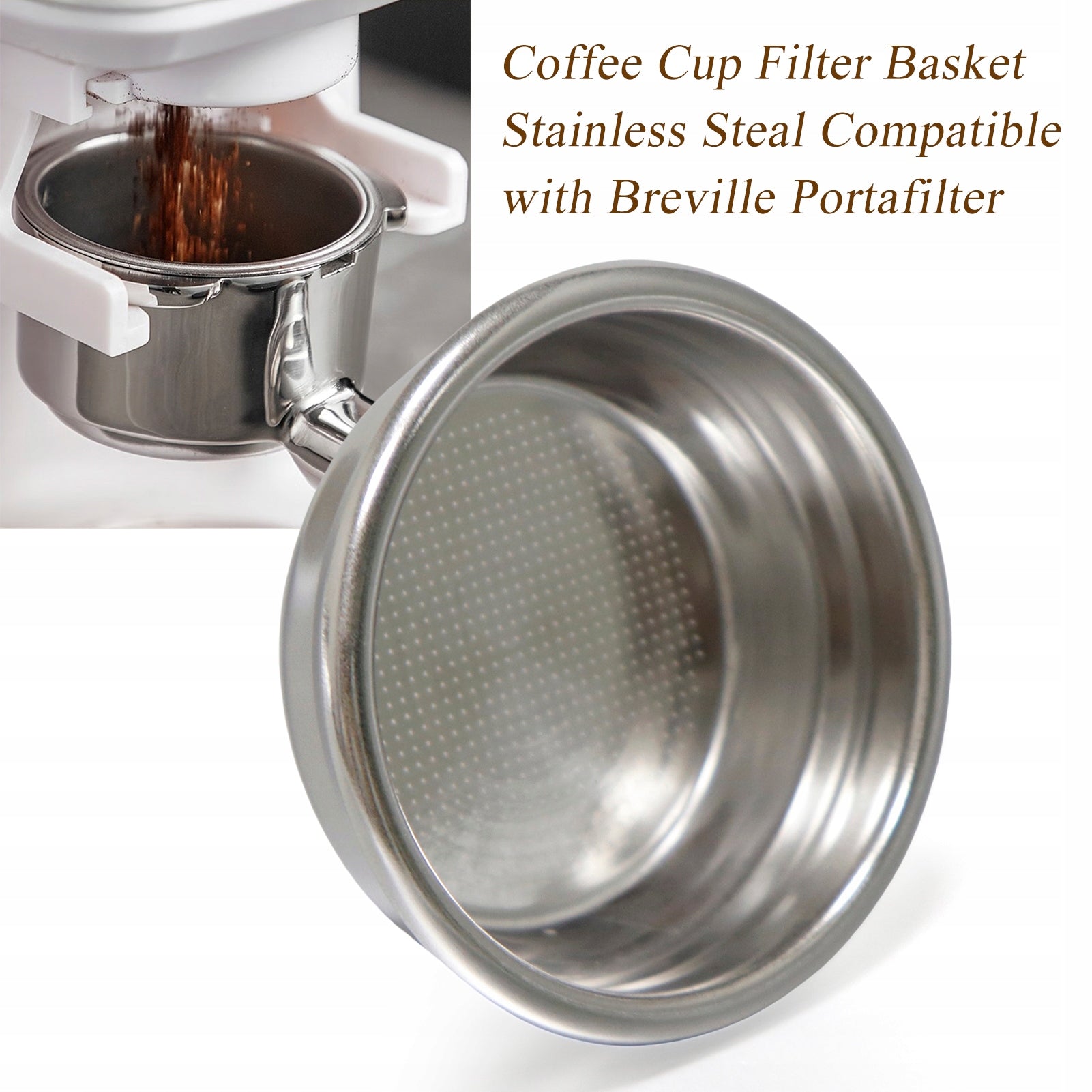51mm Coffee Filter Basket Stainless Steel Brand no brand