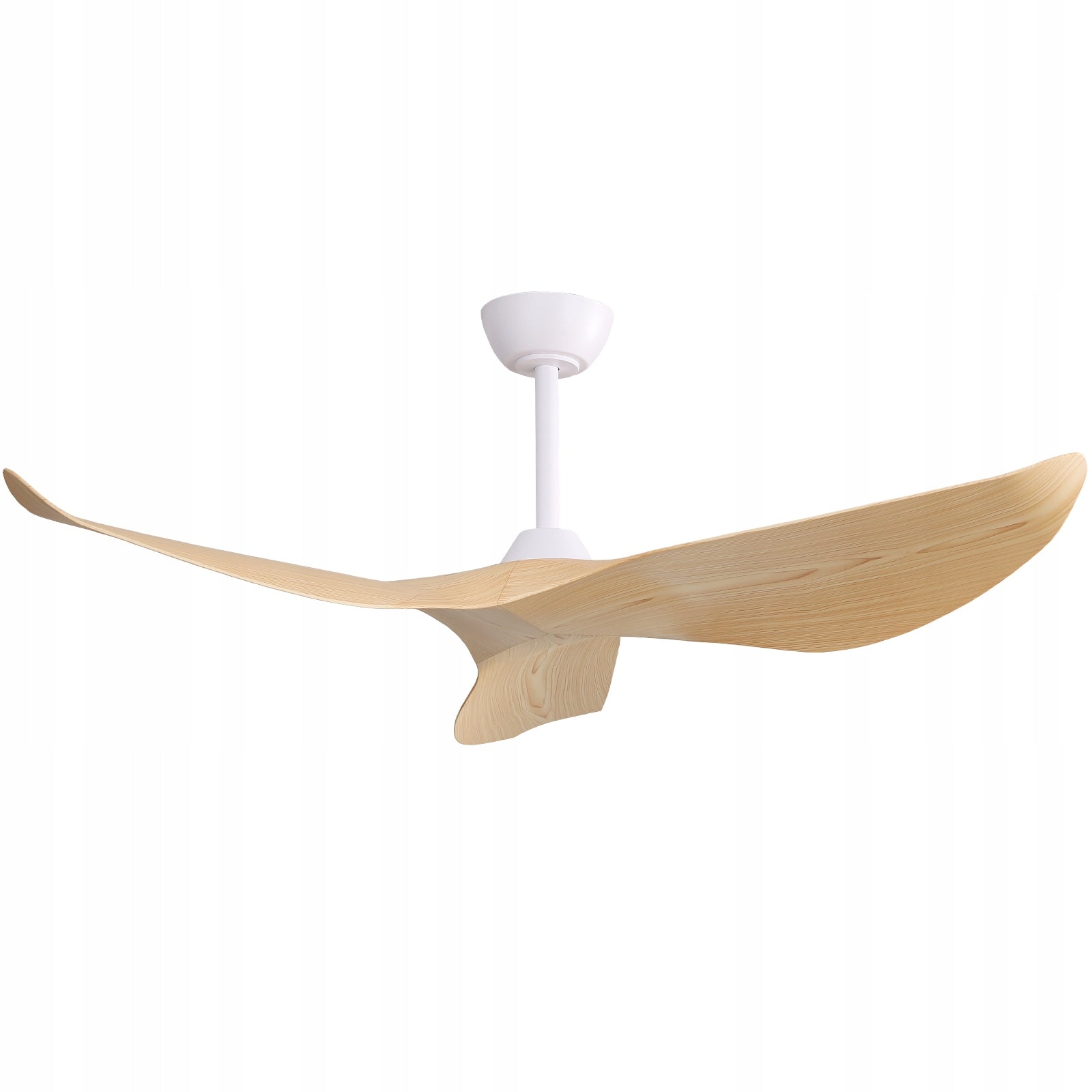 52" Brown Indoor Ceiling Fan with 6-Speed Remote Control, 3 Blades