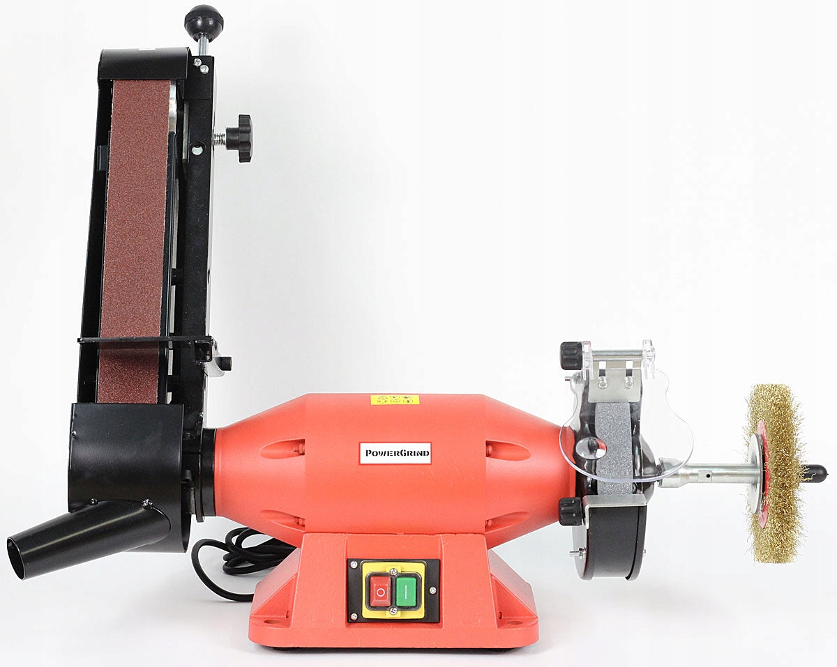 520W TABLE GRINDER MULTIFUNCTIONAL 3in1 STONE DISC BELT GRINDER Brand PowerGrind